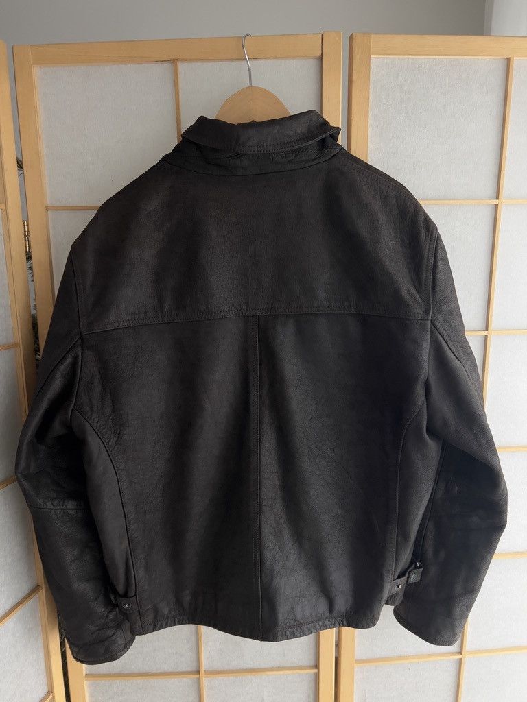 Hysteric Glamour Heavyweight vintage 90s boxy cropped bomber leather jacket L Size US L / EU 52-54 / 3 - 19 Thumbnail