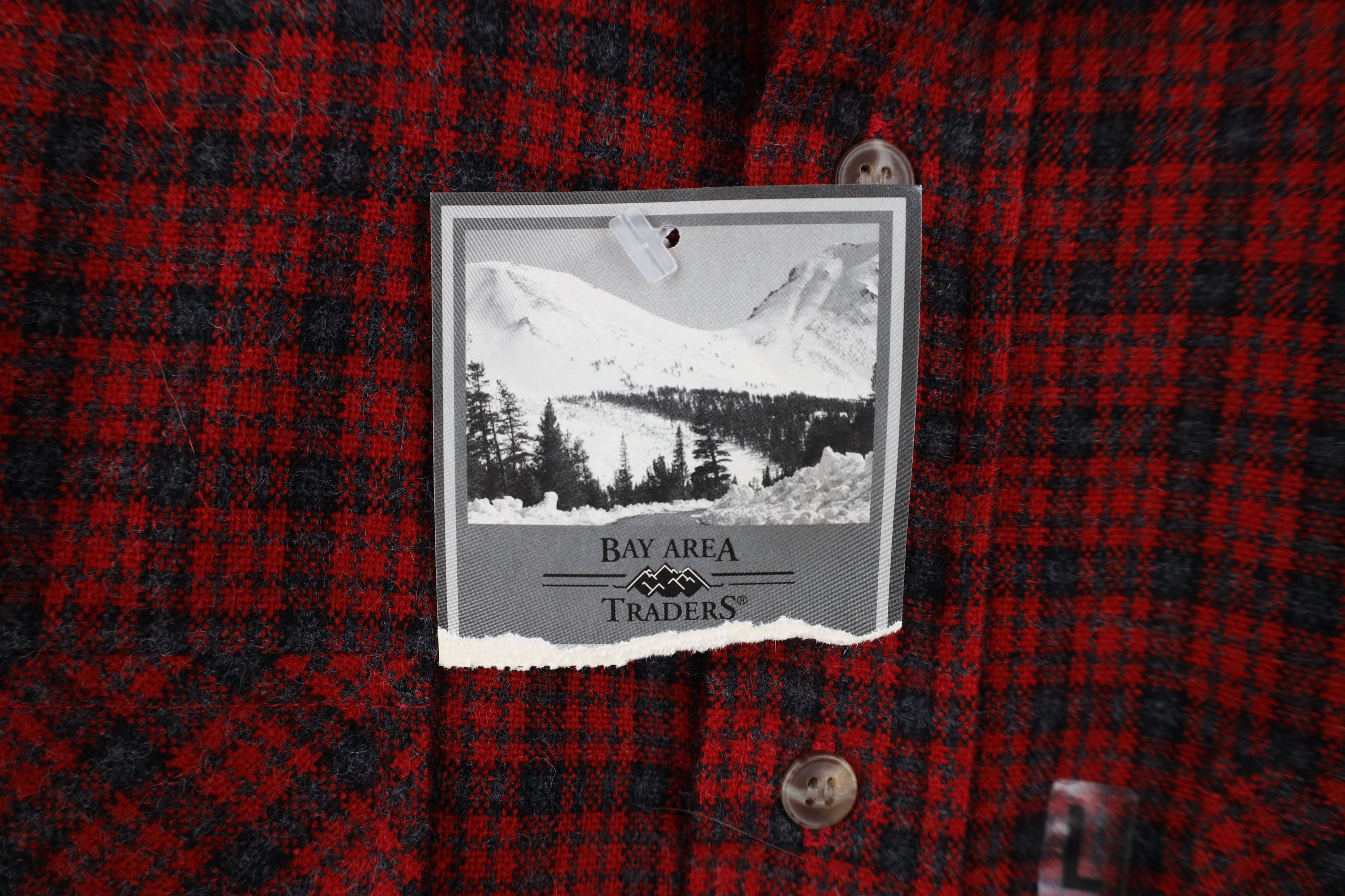 Vintage Deadstock Vintage Streetwear Pocket Collared Button Shirt Size US L / EU 52-54 / 3 - 4 Thumbnail