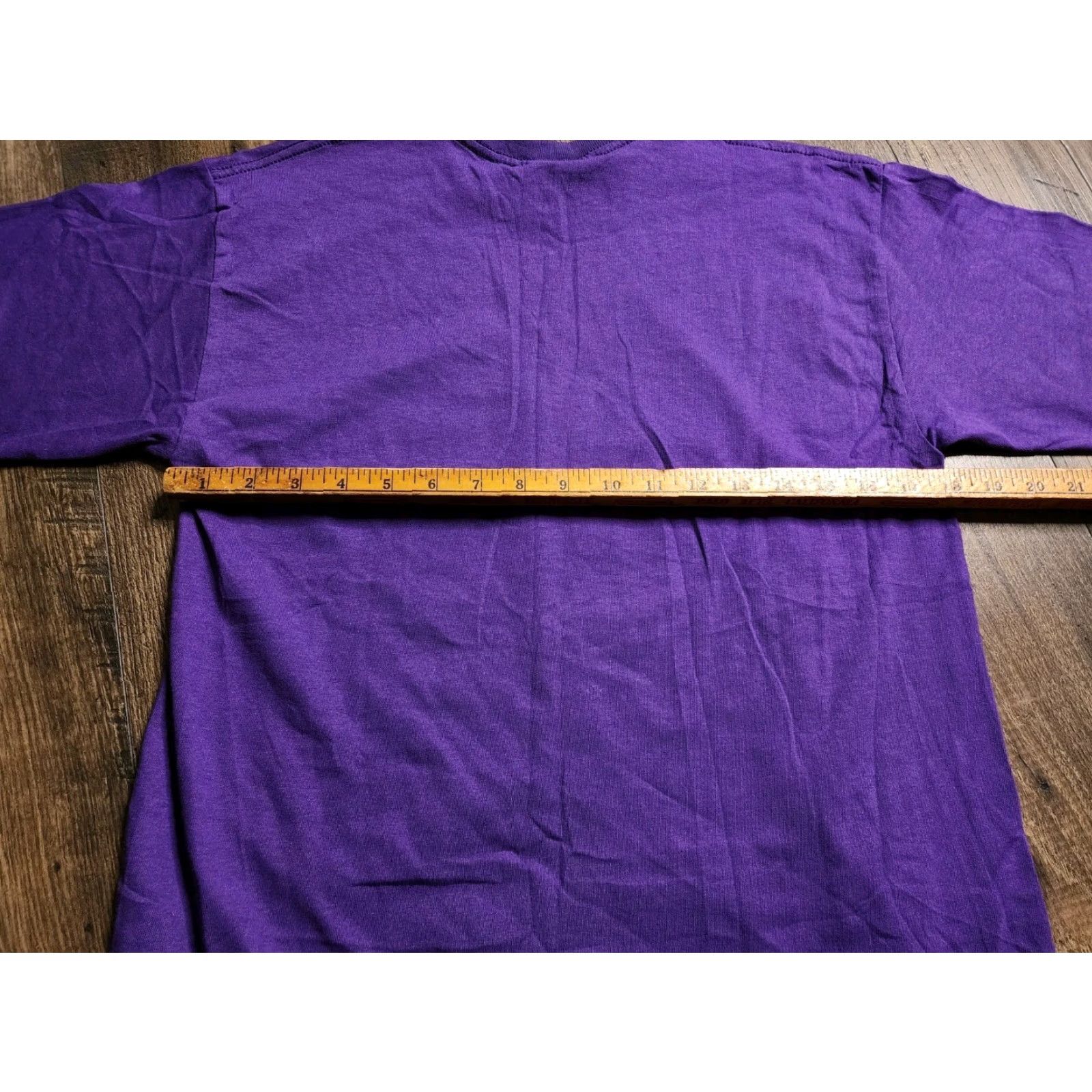 Vintage Bayside Men's Acadia National Park Hiking T-Shirt M Purple Cotton USA Size US M / EU 48-50 / 2 - 4 Thumbnail