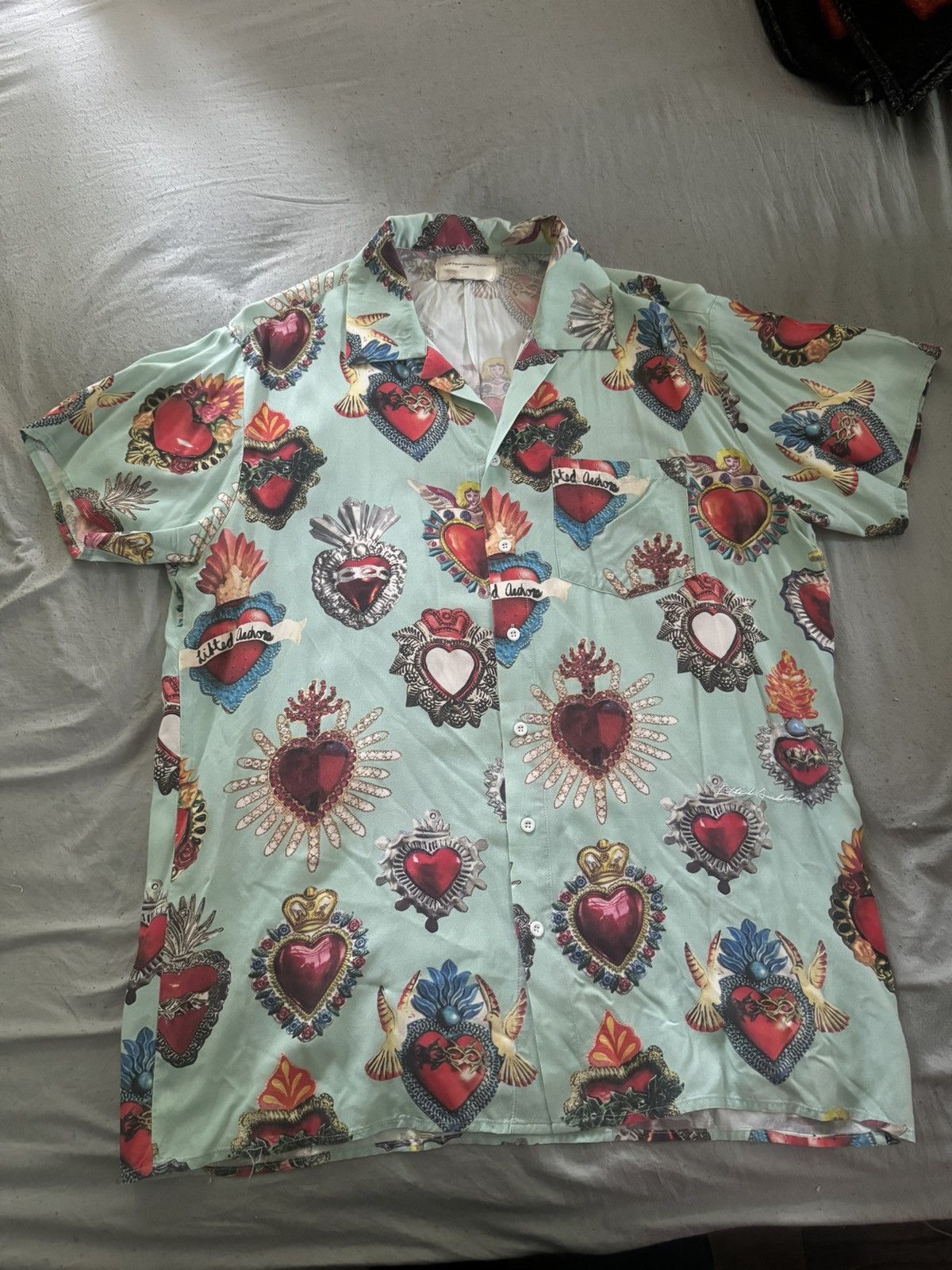 Lifted Anchors Parry Sacred Heart Button Up Size US L / EU 52-54 / 3 - 1 Thumbnail