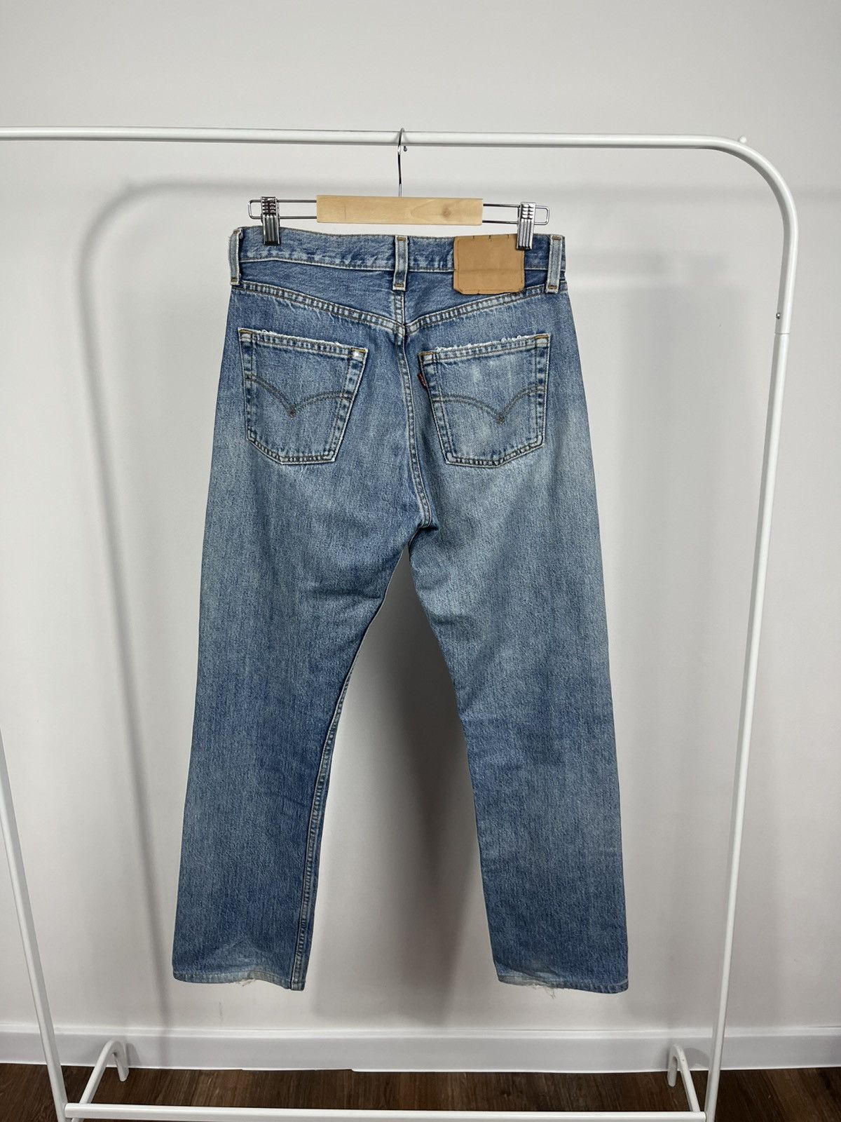Levi's Vintage Levi’s 501 Jeans W29 L32 Made in USA Japanese Market Size US 29 - 1 Thumbnail