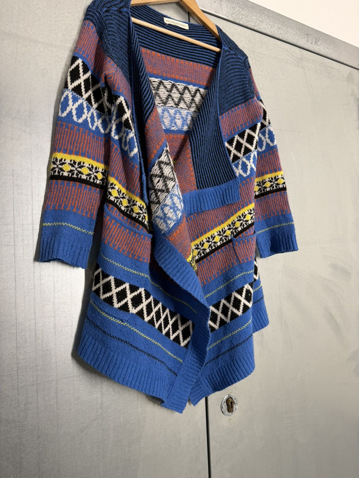 mercibeaucoup Mercibeaucoup by Issey Miyake Color Cable Knitted Cardigan Size M / US 6-8 / IT 42-44 - 2 Thumbnail