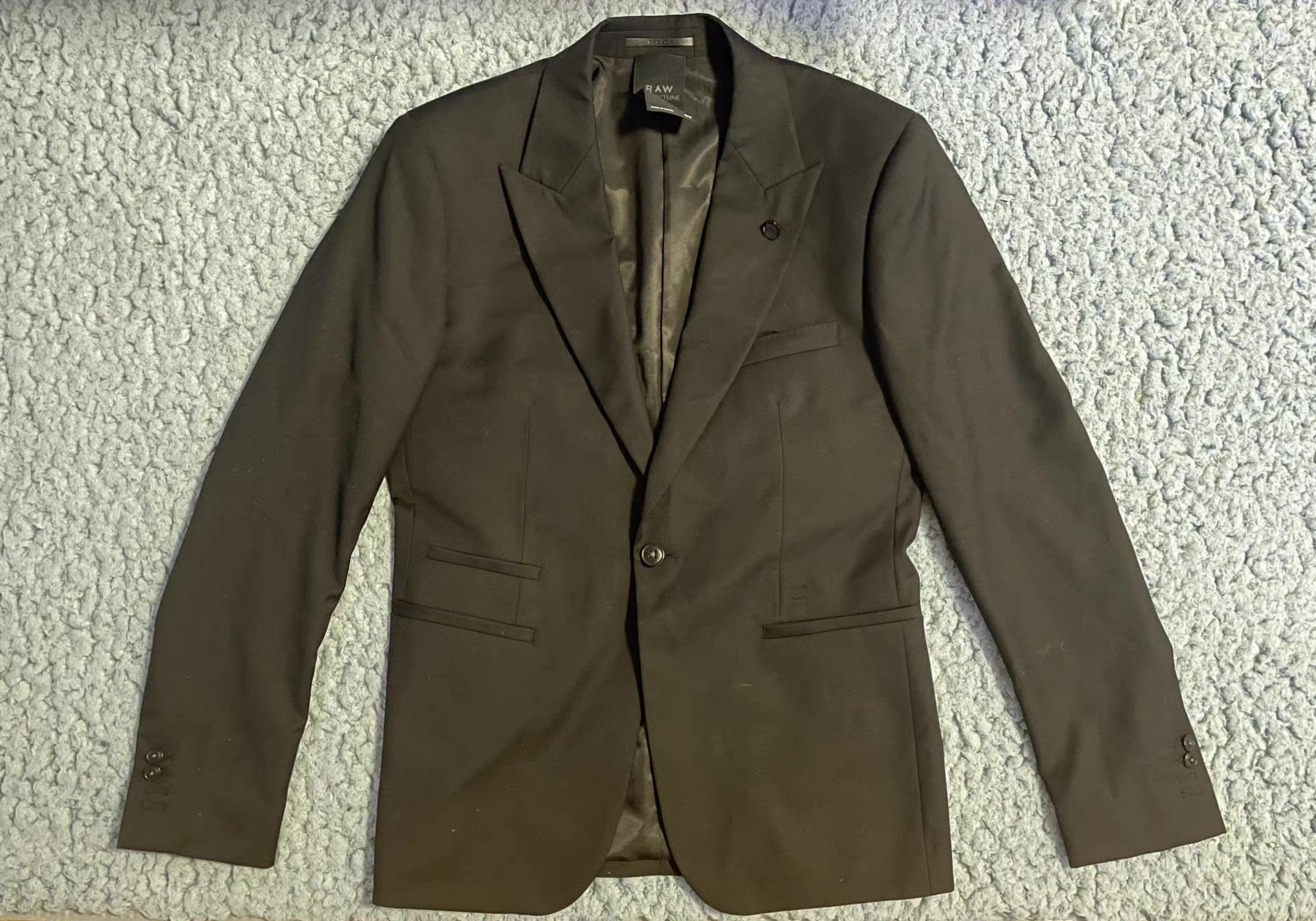 Gucci G-Star Raw black suit blazer. Q4 Size 48R - 1 Thumbnail