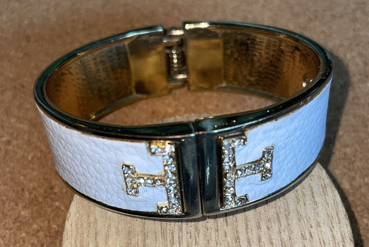 Other MX Designer Leather Hinged Cuff Size ONE SIZE - 9 Thumbnail