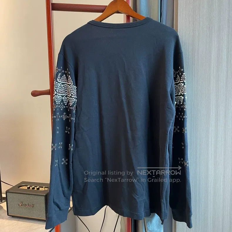 Dries Van Noten Dries Van Noten Heavy-Detailed Bead-Embroidered Sweatshirt Size US L / EU 52-54 / 3 - 2 Thumbnail