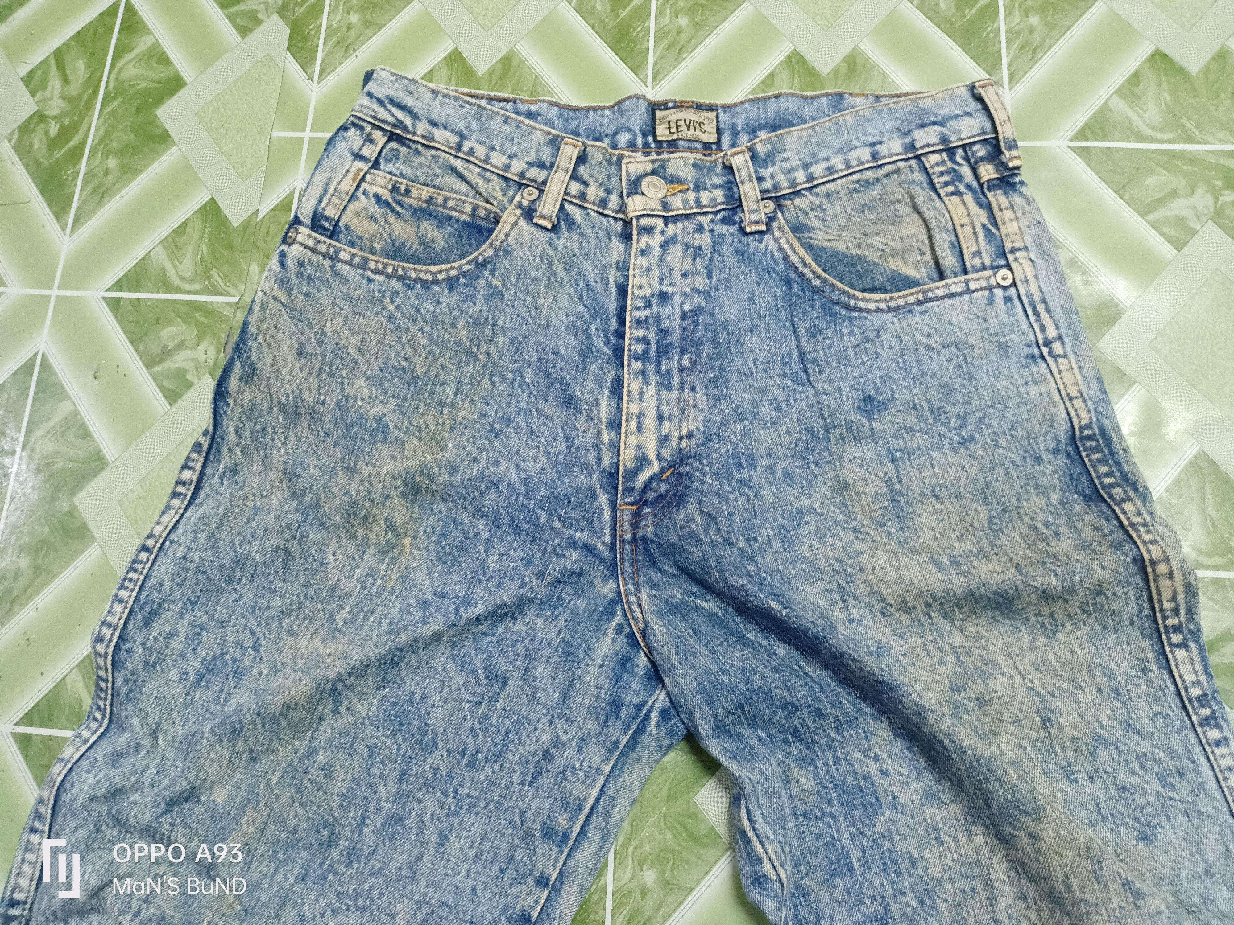 Levi's Vintage Clothing Distressed Levi's Acid Wash Size US 33 - 4 Thumbnail