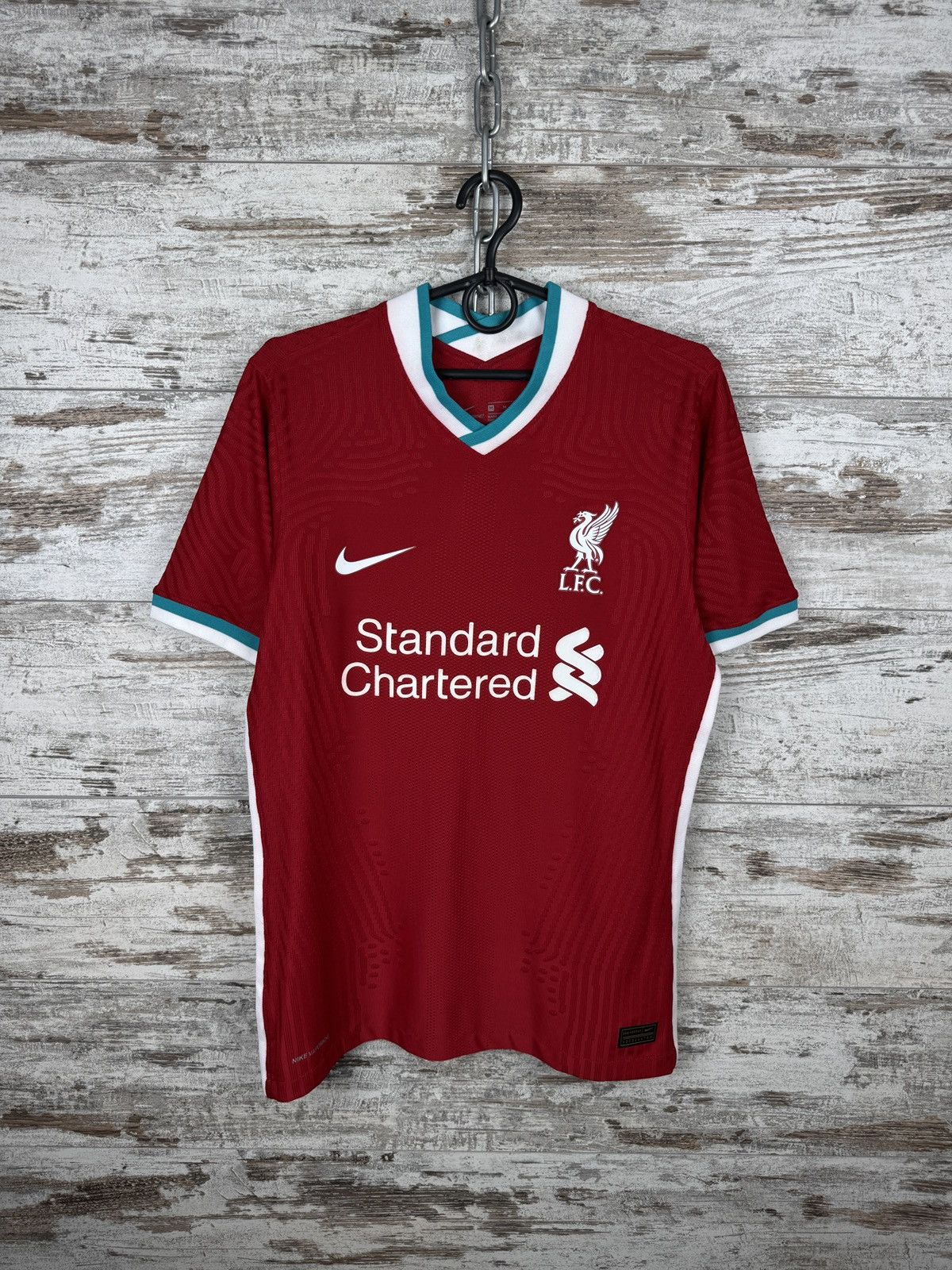 Nike Mens Vintage Nike FC Liverpool soccer jersey T-shirt tee Size US M / EU 48-50 / 2 - 2 Thumbnail