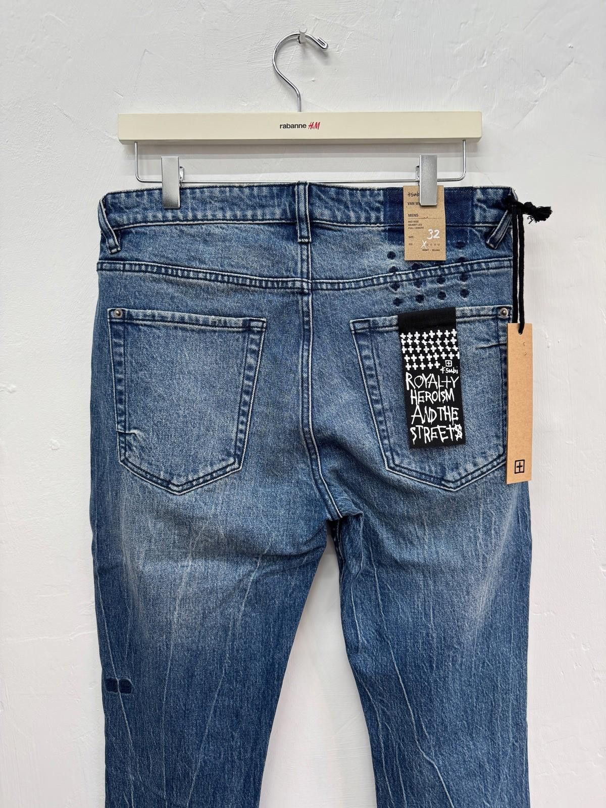 Ksubi new Ksubi mens denim jeans van winkle blue bluuu 32 patched Size US 32 / EU 48 - 6 Thumbnail