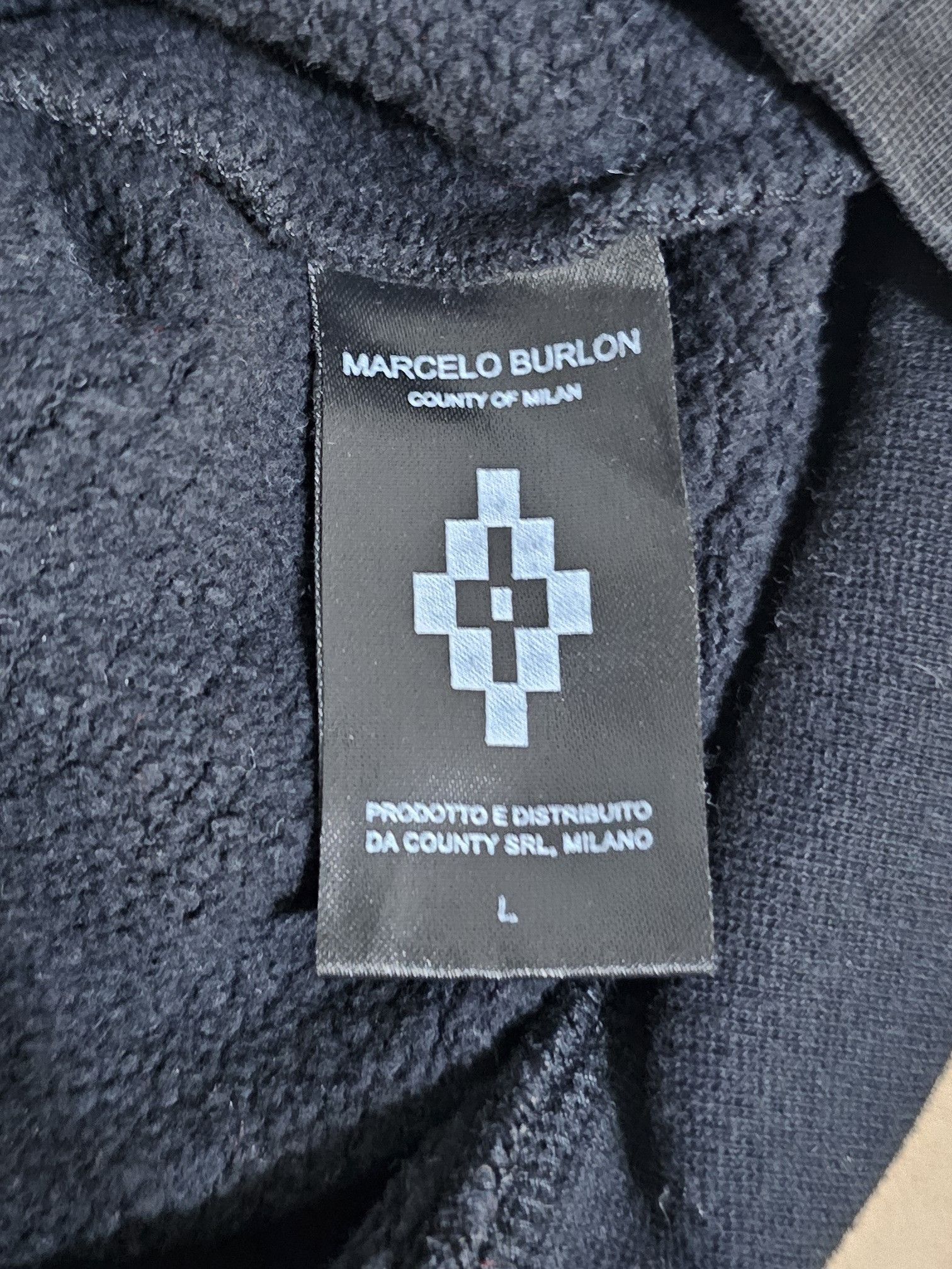 Marcelo Burlon Marcelo Burlon Space Gauchos Thrashed Hoodie Size US L / EU 52-54 / 3 - 7 Thumbnail