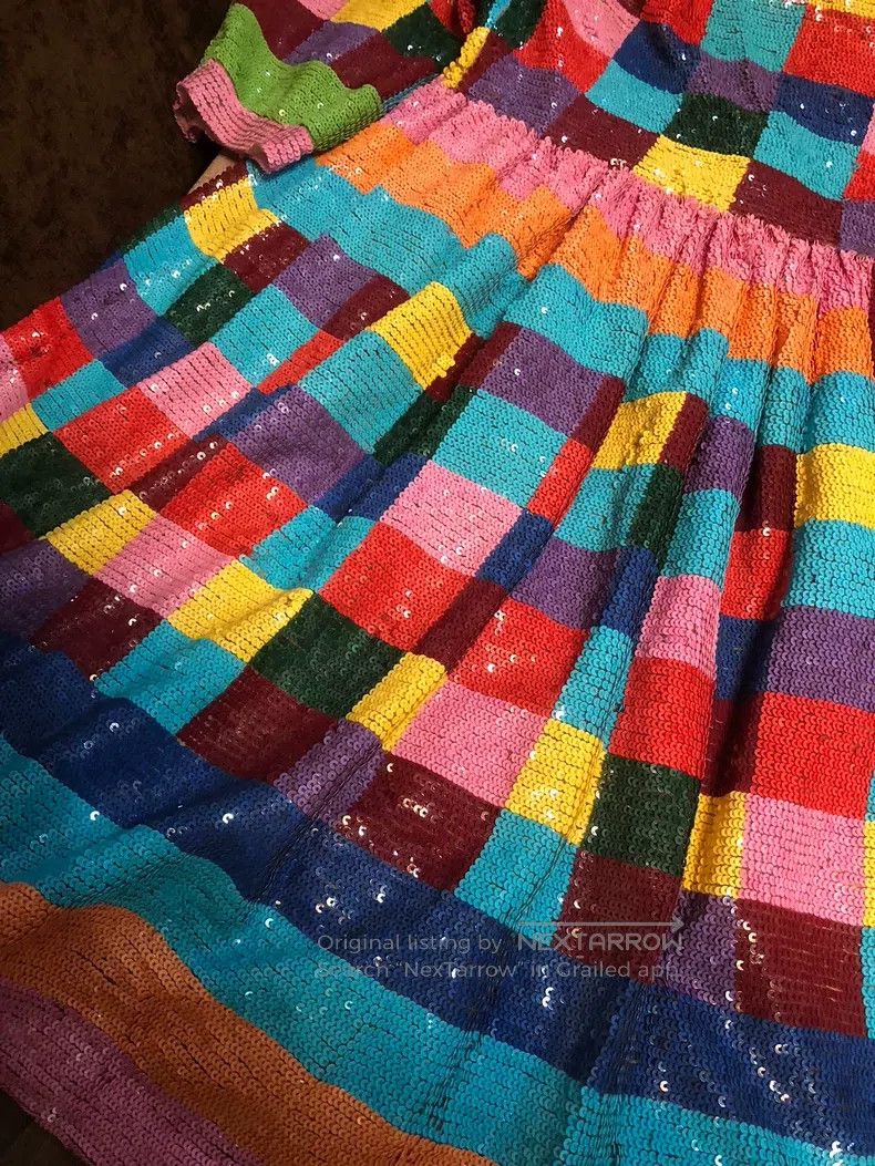 Valentino Valentino Rainbow sequin dress Size M / US 6-8 / IT 42-44 - 3 Thumbnail
