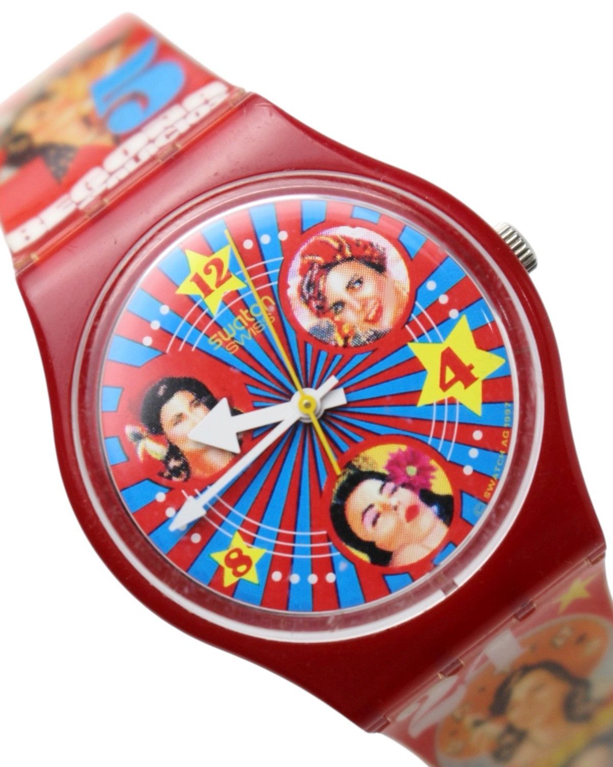 Hysteric Glamour 1998 SWATCH GENT LATINAS GR137 POP ART RED WATCH Size ONE SIZE - 4 Thumbnail