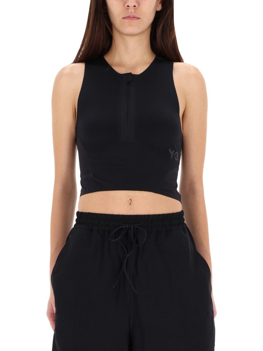 Y-3 Y-3 TOP "RUNNING" - BLACK Size XS / US 0-2 / IT 36-38 - 1 Thumbnail