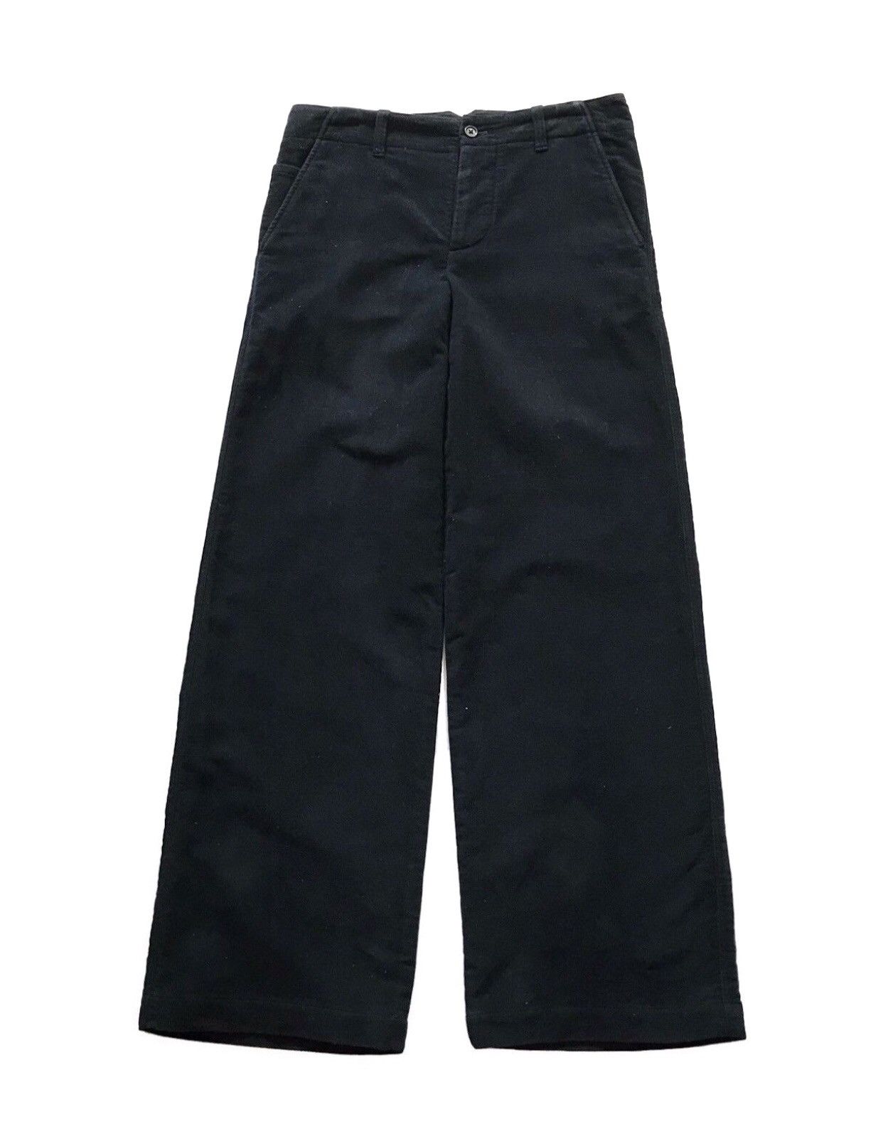 MARGARET HOWELL VELVET BAGGY CARGO PANTS