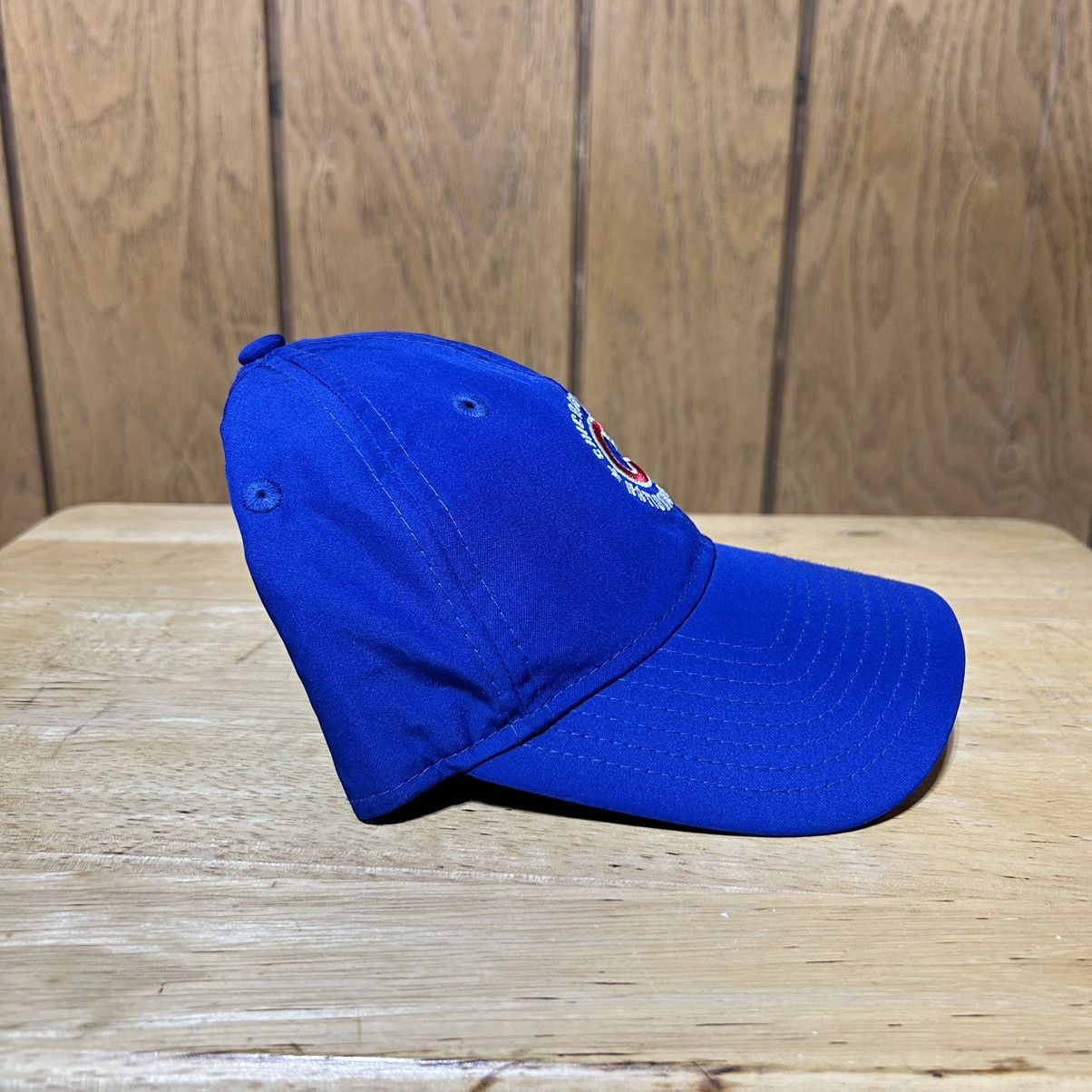 MLB × New Era Chicago Cubs New Era Women's 9TWENTY Polyester Blue Hat Cap Size ONE SIZE - 3 Thumbnail