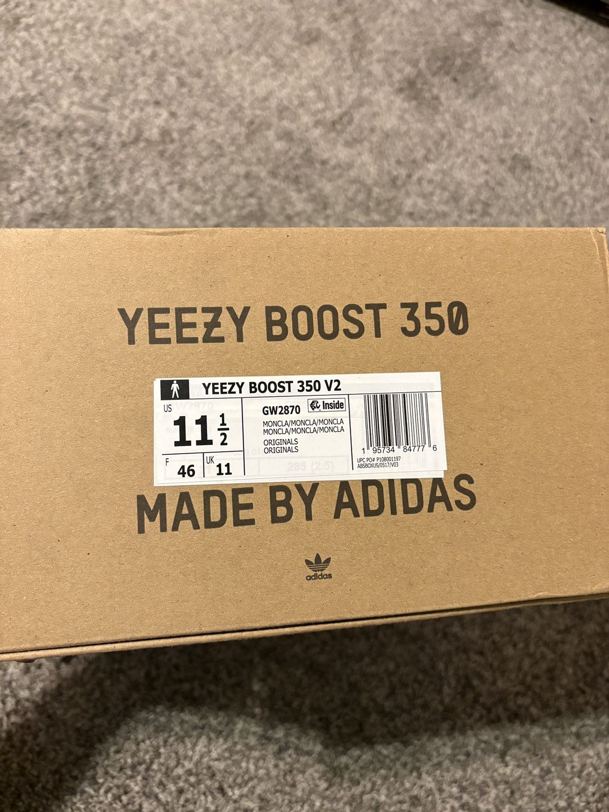 Yeezy Yeezy boost 350 V2 Size US 11.5 / EU 44-45 - 8 Thumbnail