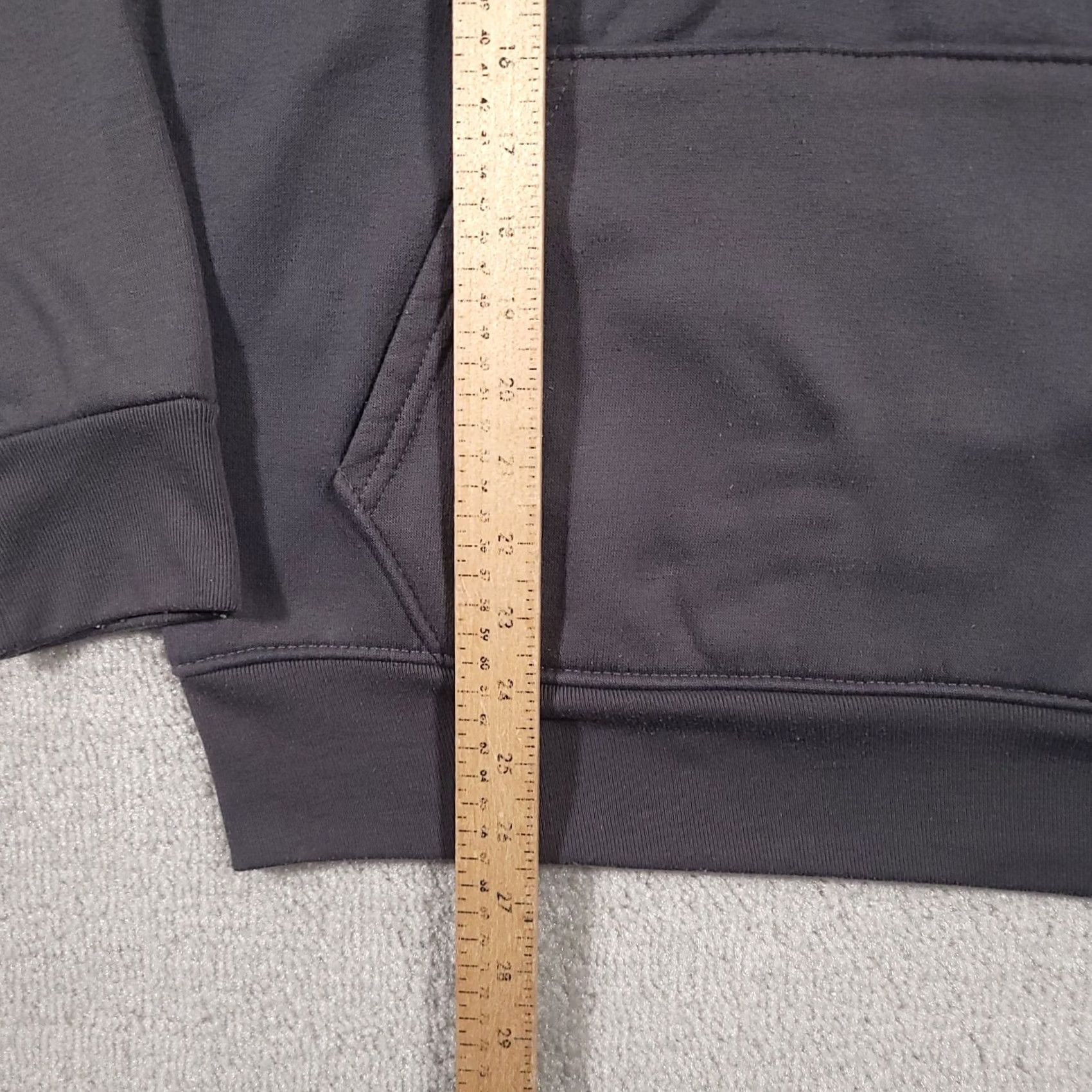 Vintage Mossy Oak Flag Hoodie Pullover Kangaroo Pockets Mens M Black/Gray Patriotic Shirt Size US M / EU 48-50 / 2 - 6 Thumbnail