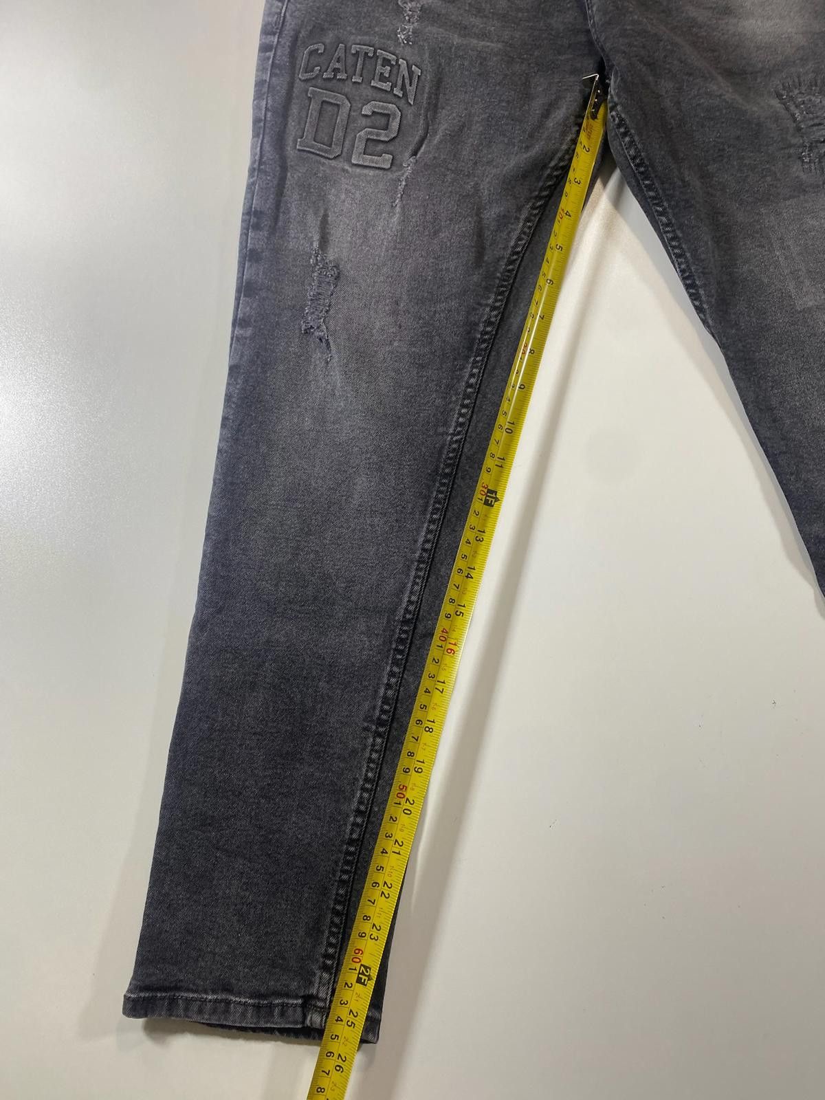 Dsquared2 Dsquared2 Distressed Black Denim Jeans with CATEN D2 Patch Size US 32 / EU 48 - 4 Thumbnail