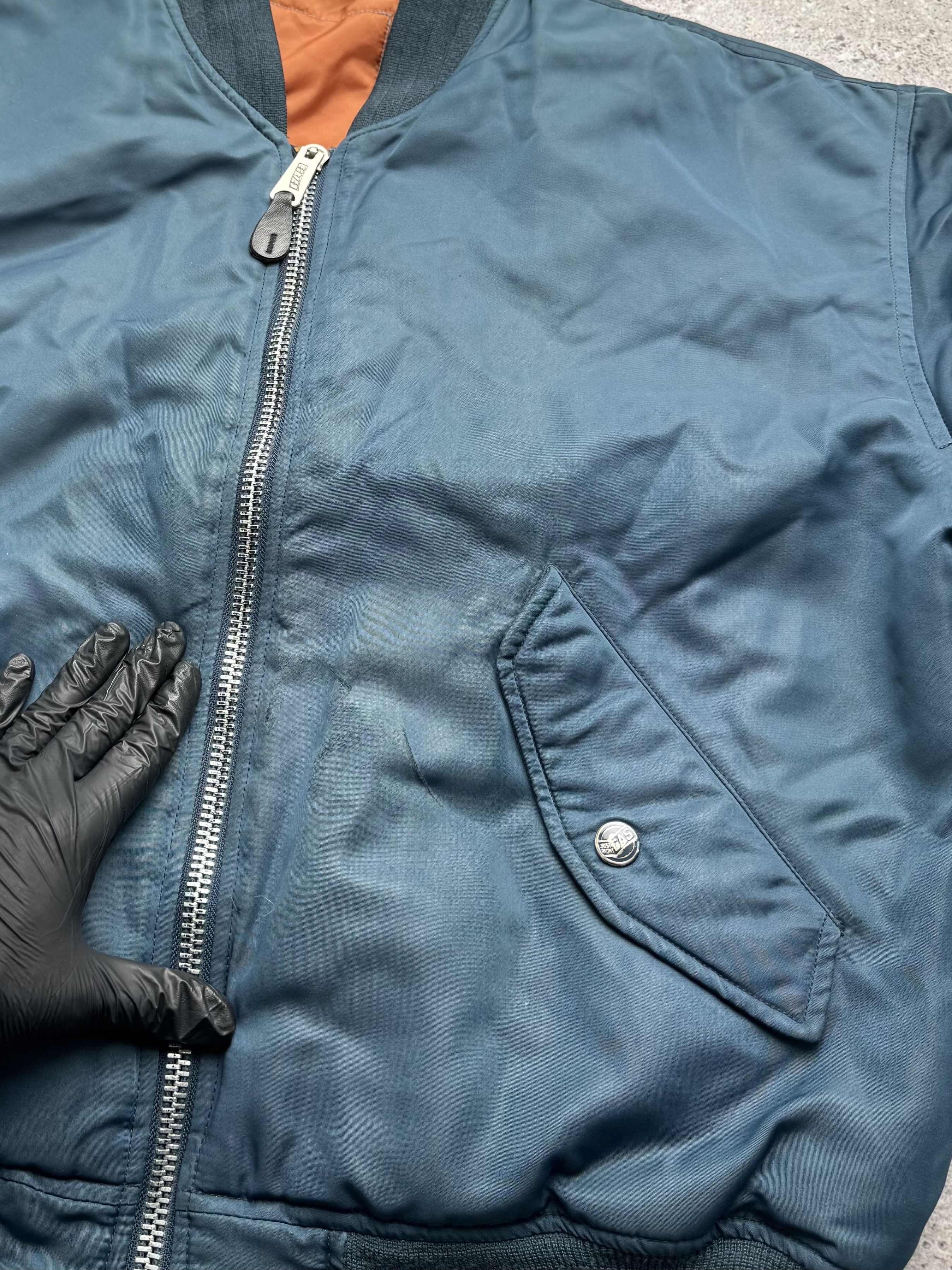 Vintage Vintage Bomber Jacket Zip Up Padded Style Casual Coat (E8) Size US M / EU 48-50 / 2 - 4 Thumbnail