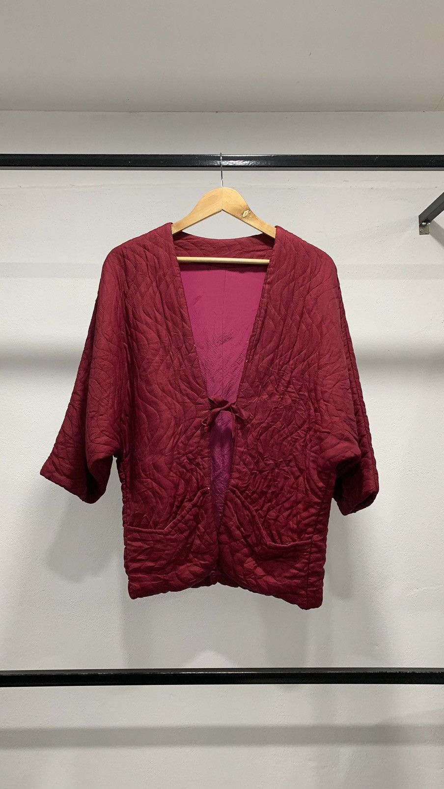 If Six Was Nine Vintage Quilted Puffer Kimono Samue Size US M / EU 48-50 / 2 - 1 Thumbnail