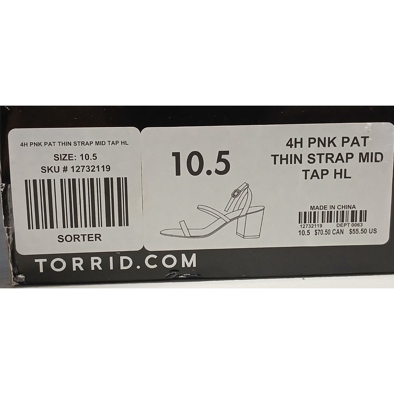 Torrid Torrid (10.5) Women's Hot Pink Strap Mid Tap Heels Size US 10.5 / IT 40.5 - 2 Thumbnail