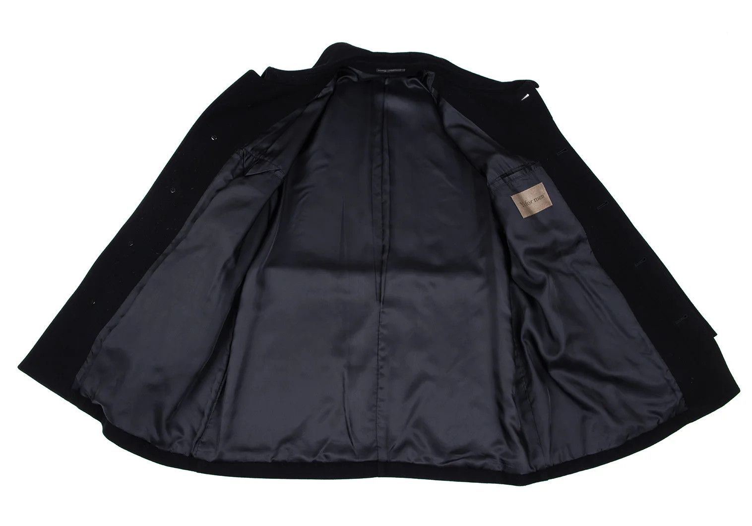 Jean Paul Gaultier Melton Wool Belted Half Coat in Navy Blue Size 3 Size US L / EU 52-54 / 3 - 14 Thumbnail