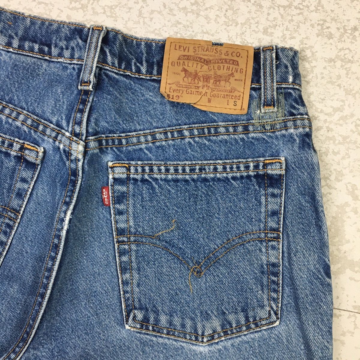 Levi's × Levi's Vintage Clothing × Vintage Flare💥Vintage 90s Levis 519 Low Rise Jeans Size US 30 / EU 46 - 7 Thumbnail