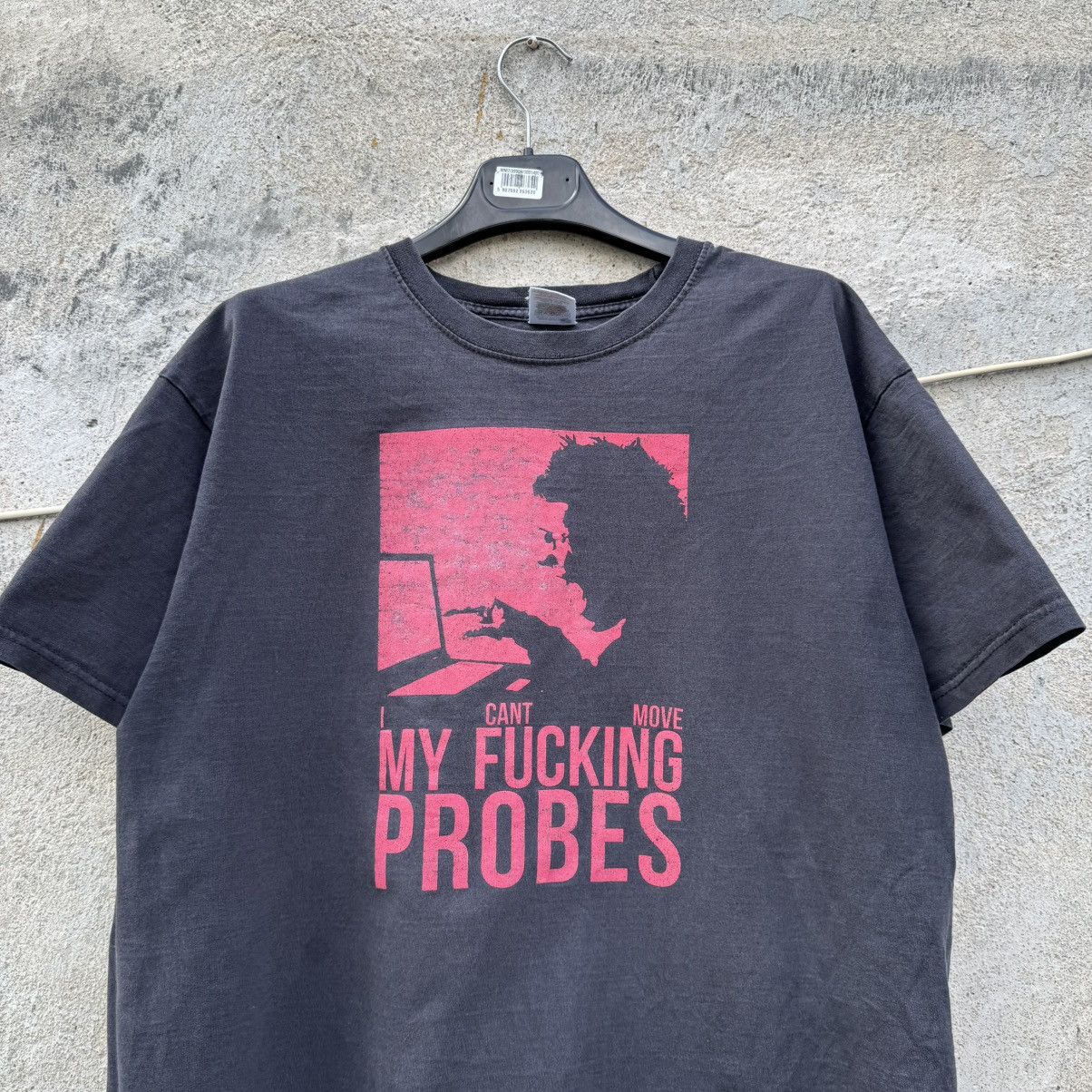 Band Tees Vtg I cant move my fucking probes Washed Tee trainspotting Size US L / EU 52-54 / 3 - 4 Thumbnail
