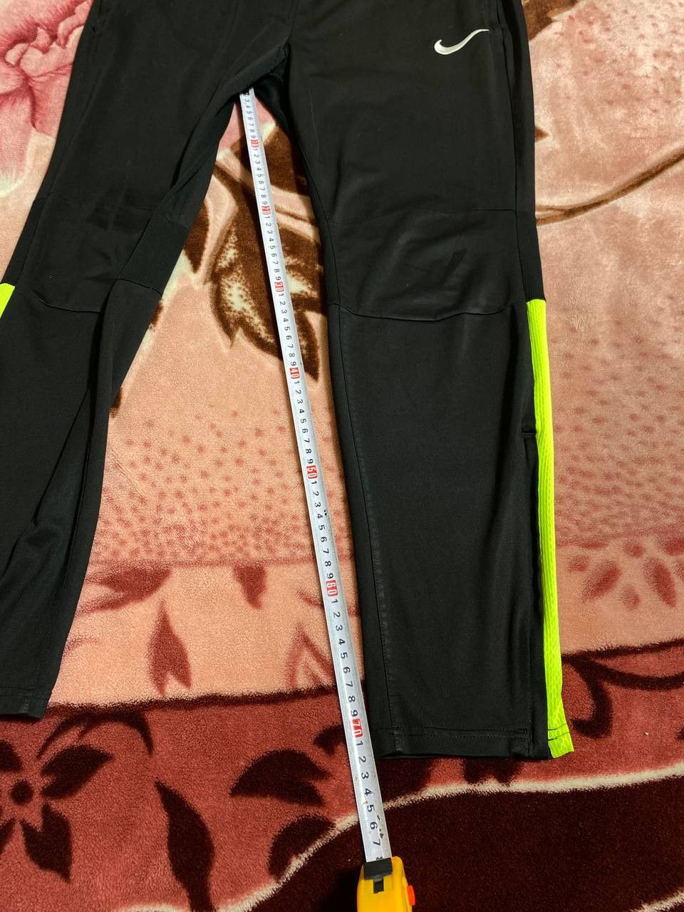 Nike × Vintage Vintage nike track pants black tonal small swoosh 90s Size US 36 / EU 52 - 6 Thumbnail