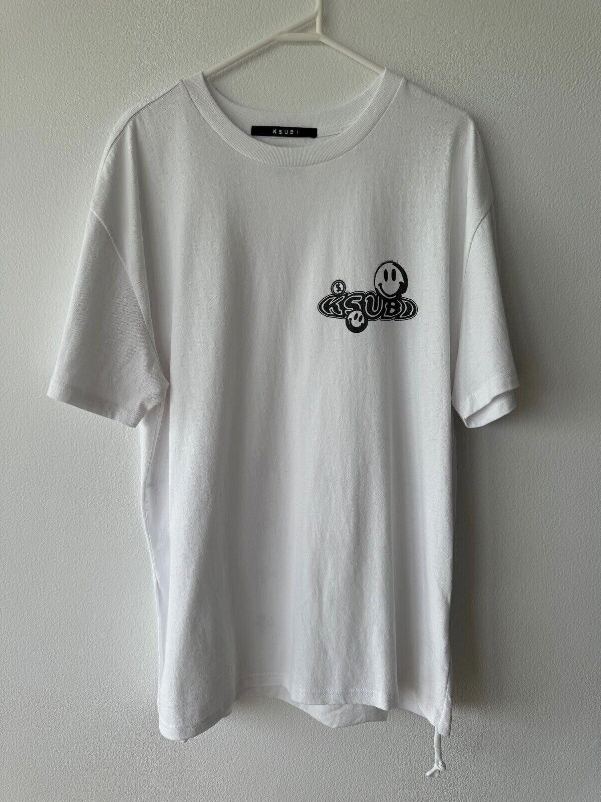 Ksubi new ksubi tee t shirt top medium biggie white black smiley Size US M / EU 48-50 / 2 - 1 Thumbnail