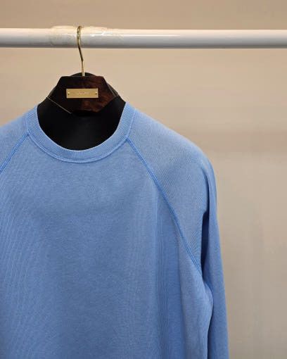 Tom Ford o1sm1stk0725 Cotton Sweatshirt in Light Blue Size US M / EU 48-50 / 2 - 2 Thumbnail