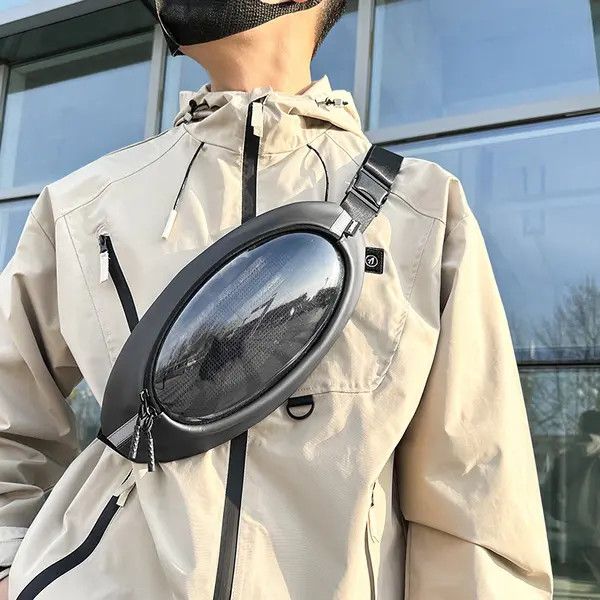 Other Clear Panel Waist Bag - See-Through Design Size ONE SIZE - 4 Thumbnail