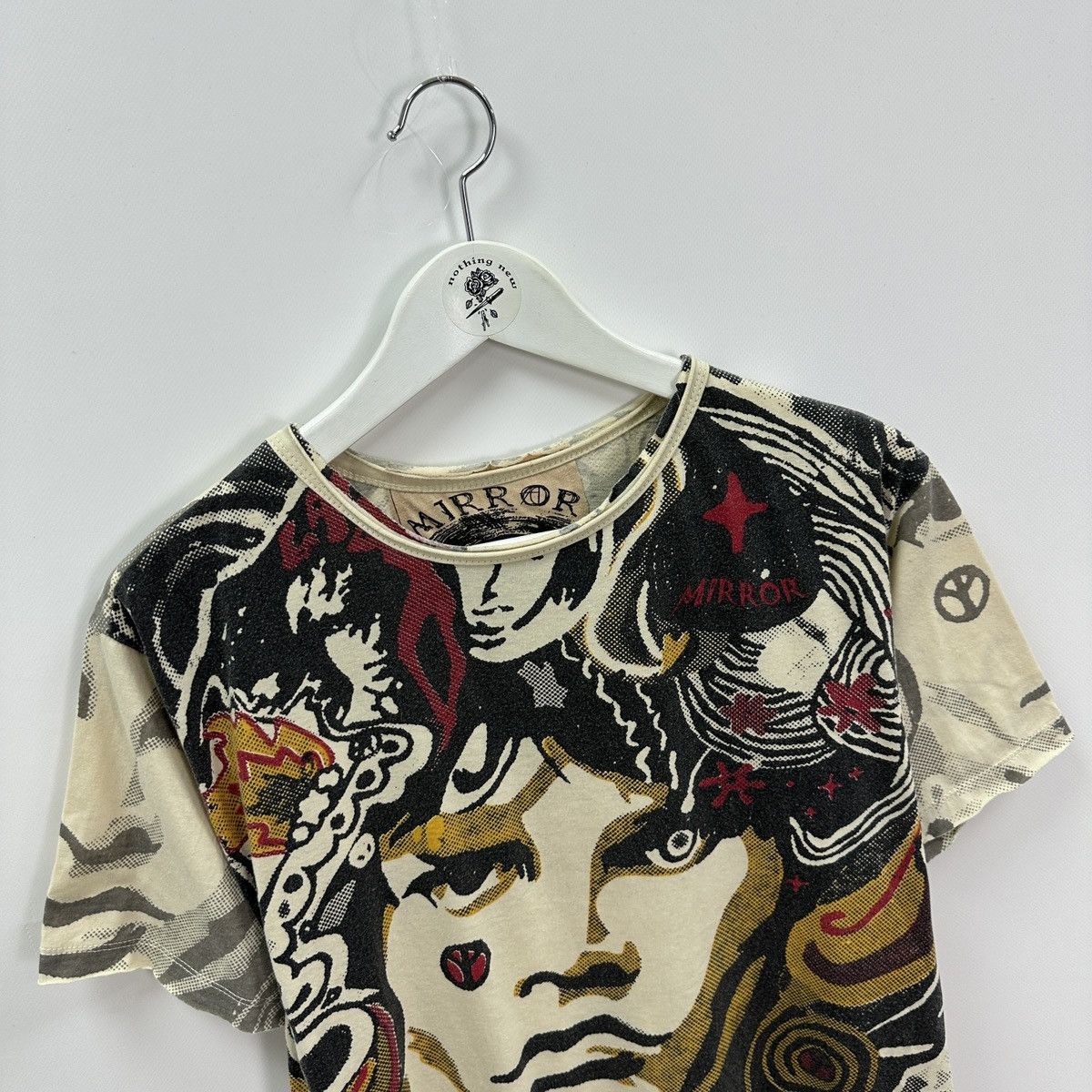 Vintage Vintage 00s John Lennon Mirror The Doors psychedelic tee y2k Size US M / EU 48-50 / 2 - 5 Thumbnail