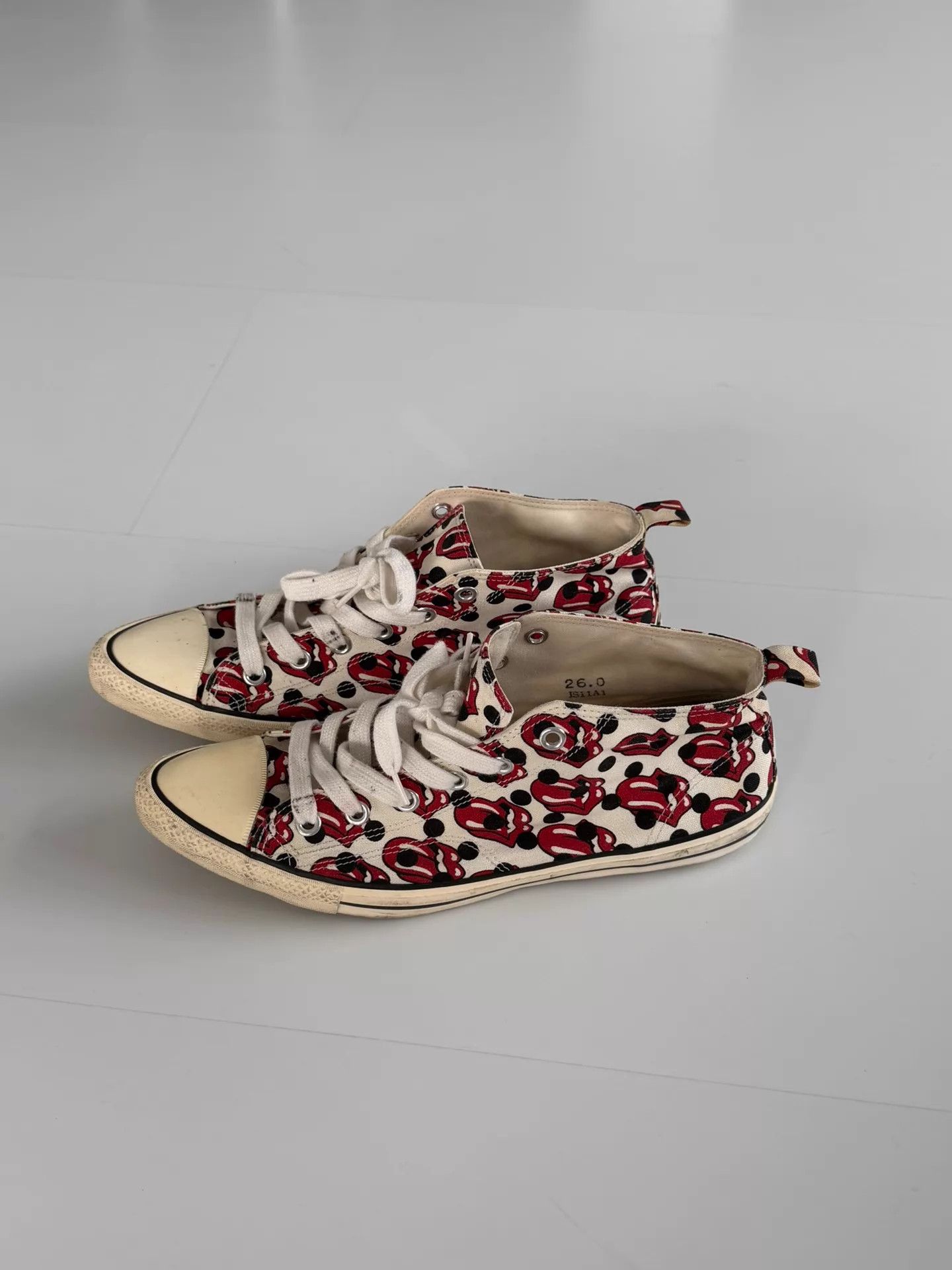Comme des Garcons CDG 06SS The Rolling Stones Polka Dot Pointed Toe Size US 8 / EU 41 - 1 Thumbnail
