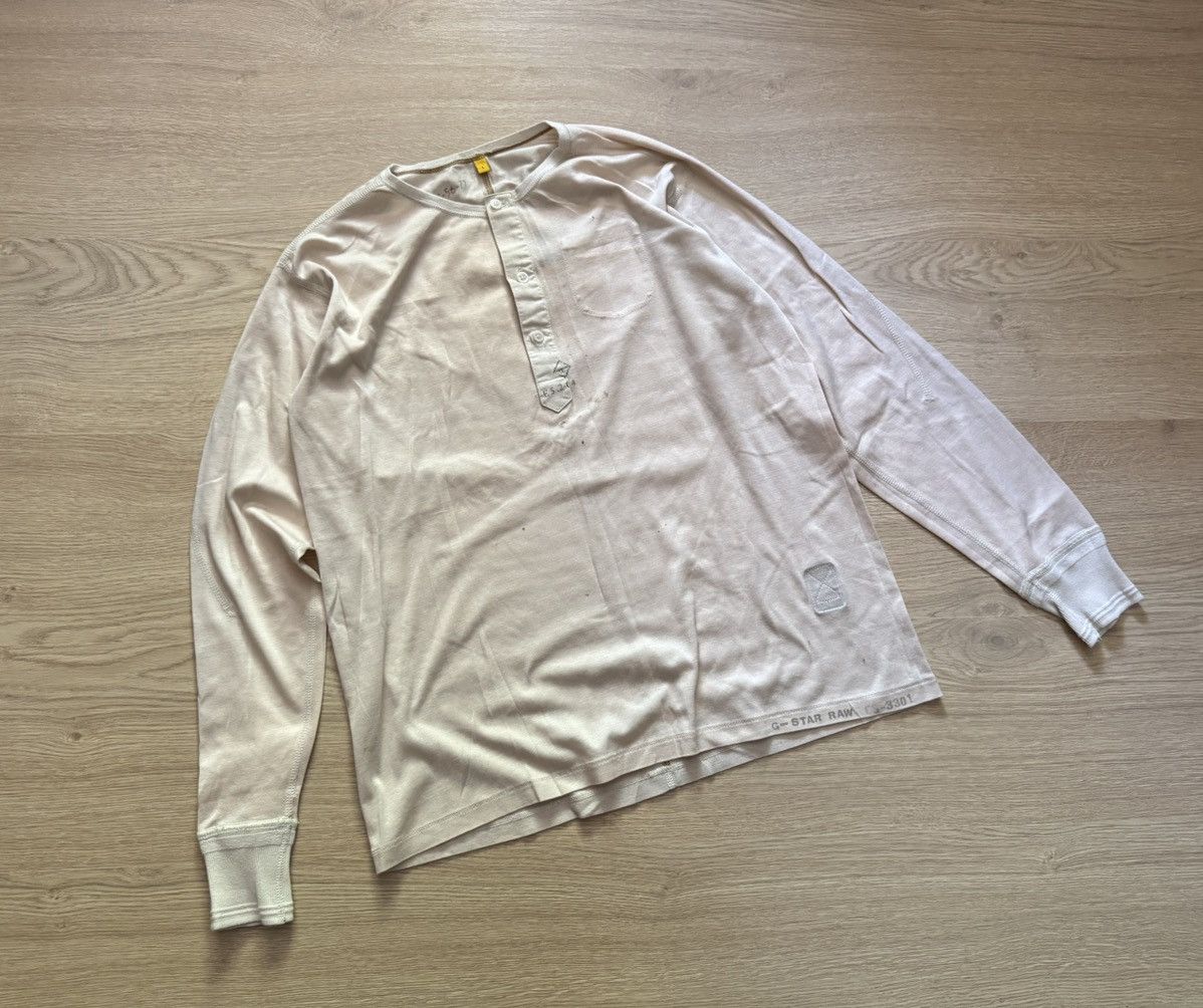 G-Star Vintage G-Star Raw Henley USA USMC Military Long Sleeve Size US L / EU 52-54 / 3 - 1 Thumbnail