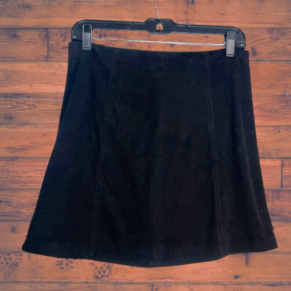 Other Mi Ami Black Velvet Skirt Medium Size 30" / US 8 / IT 44 - 1 Thumbnail