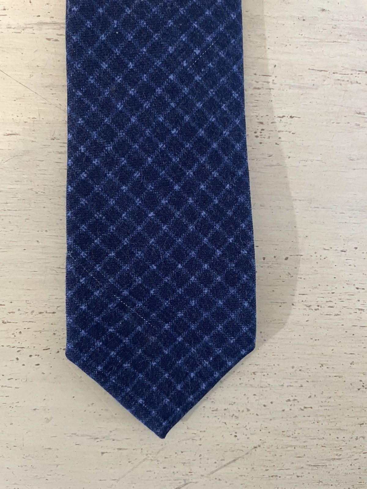 Ralph Lauren Black Label Check Print Wool-Silk Skinny Tie Size ONE SIZE - 4 Thumbnail