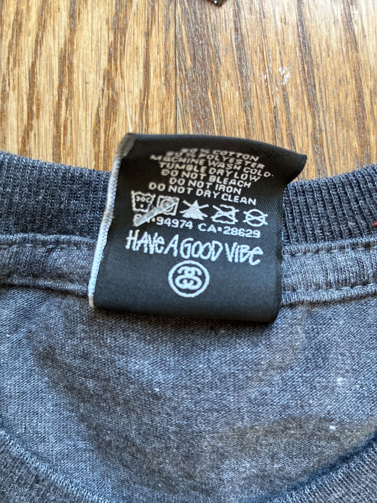 Stussy Stussy 8 Ball Eyes on The Prize Tee Grey Black Sz M Size US M / EU 48-50 / 2 - 8 Thumbnail