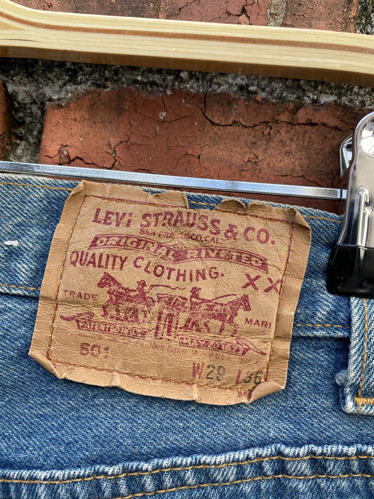 Levi's Vintage Clothing W28x32 Vintage levi's 501 made in USA Size 28" / US 6 / IT 42 - 5 Thumbnail