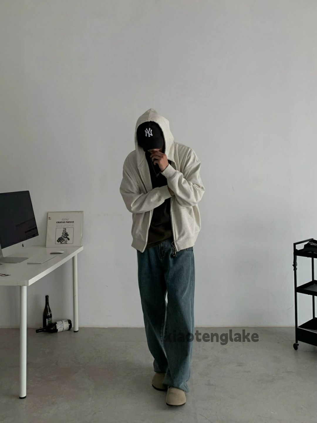 Jean × Vintage washed faded utility workwear loose baggy hiphop jeans Size US 30 / EU 46 - 2 Thumbnail