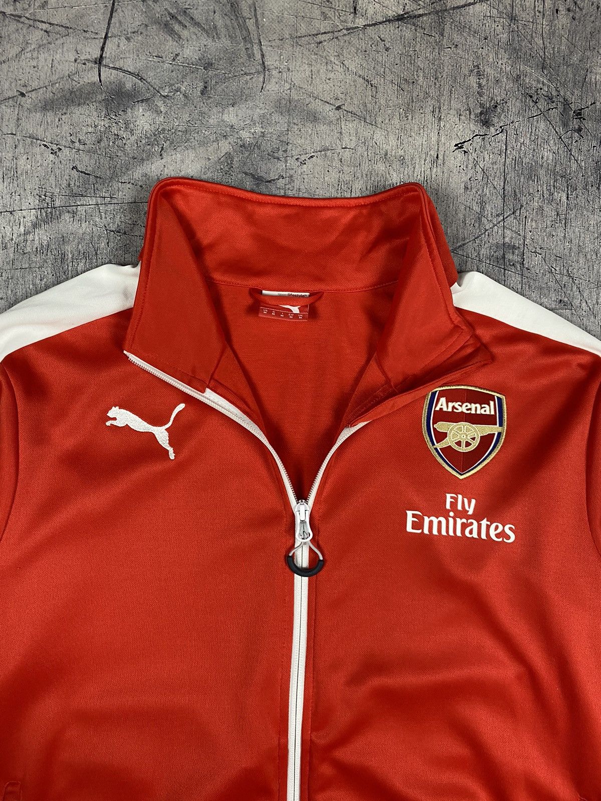Puma × Vintage Vintage Puma Arsenal 2016 Soccer Jersey Jacket Size US M / EU 48-50 / 2 - 5 Thumbnail