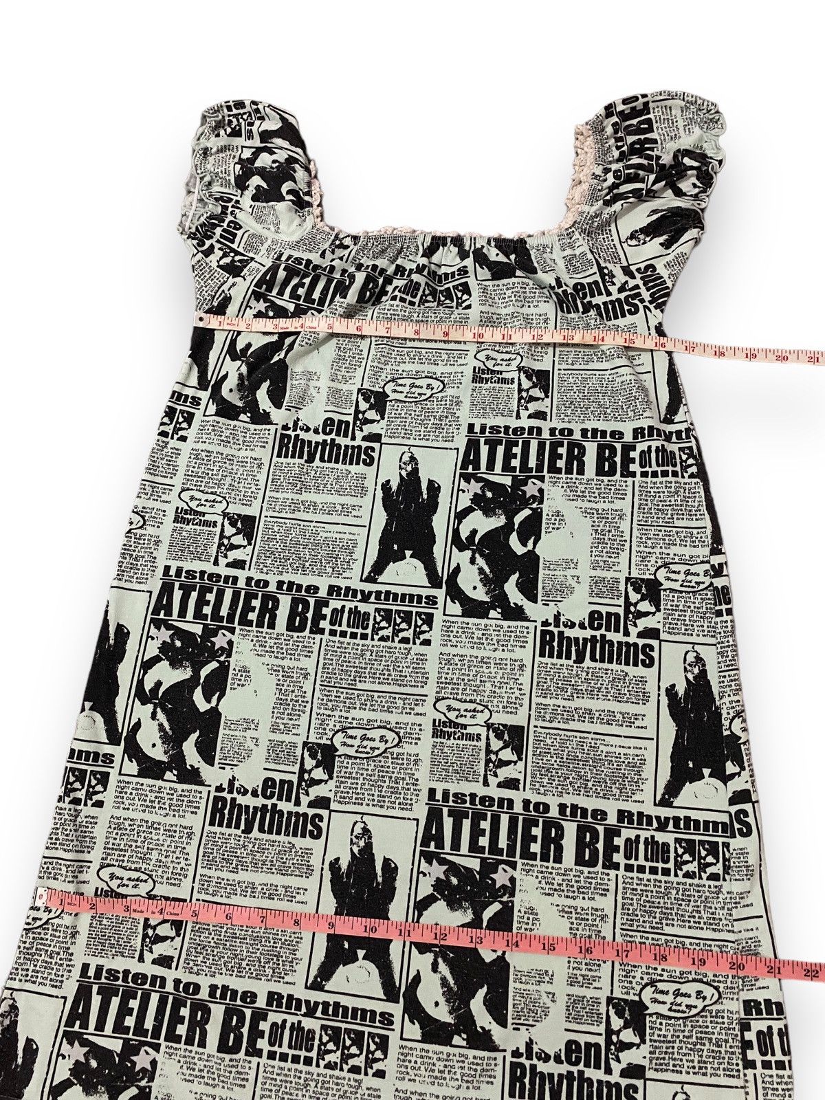 Hysteric Glamour × Japanese Brand ATELIER BE JAPAN NEWSPAPER FULLPRINT HYSTERIC STYLES Size L / US 10 / IT 46 - 11 Thumbnail