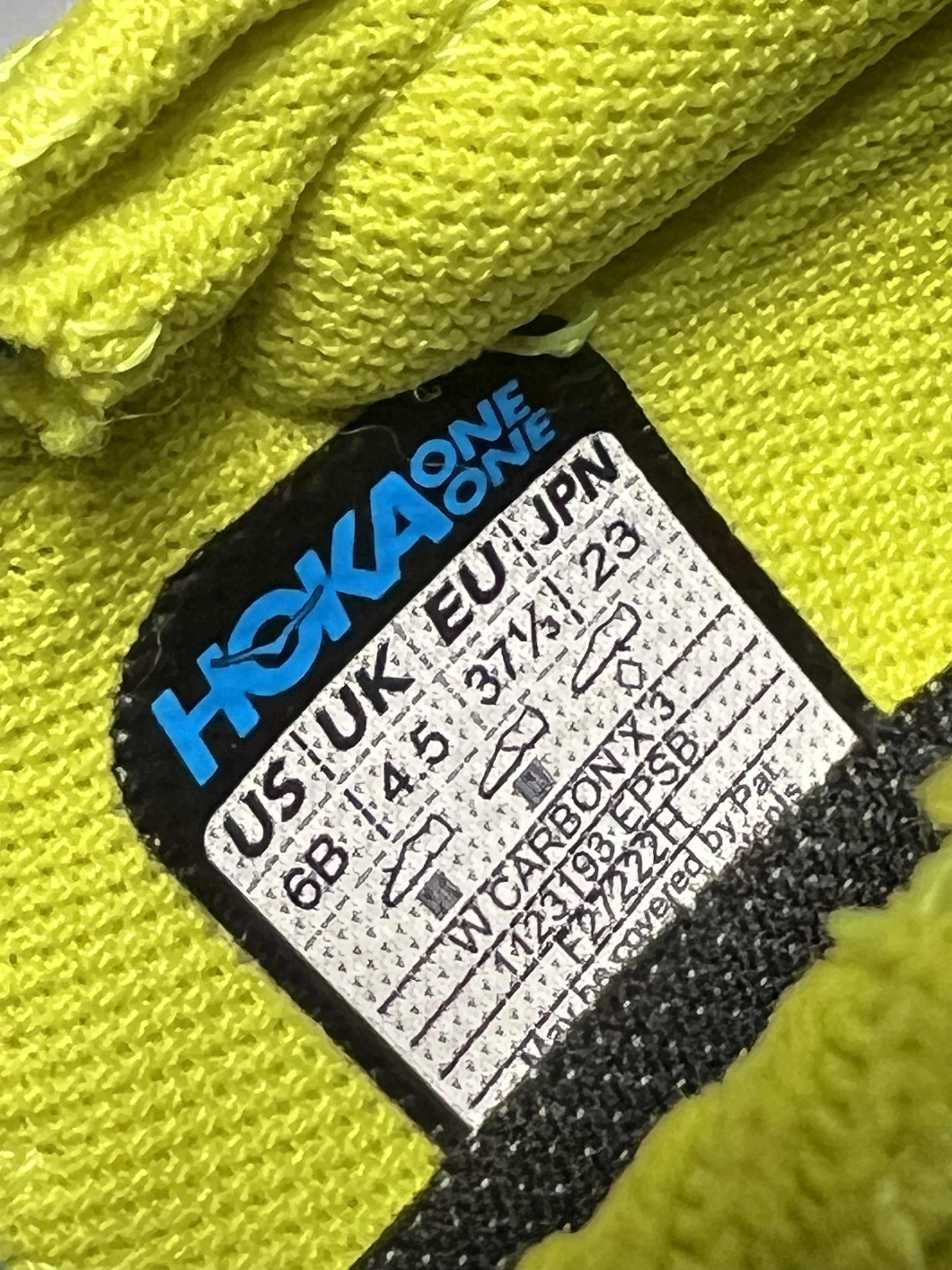 Hoka 6B Hoka One One Carbon X 3 Running Shoes Walking Gym Size US 6 / IT 36 - 17 Thumbnail