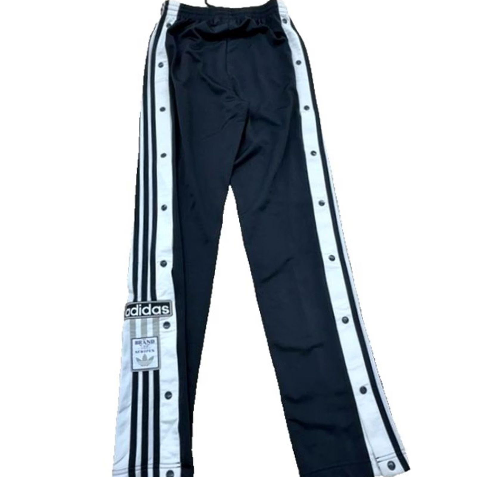 Adidas Adidas 3-Stripes Navy Track Pants S Polyester Striped Unisex Shirt Size US 29 - 3 Thumbnail