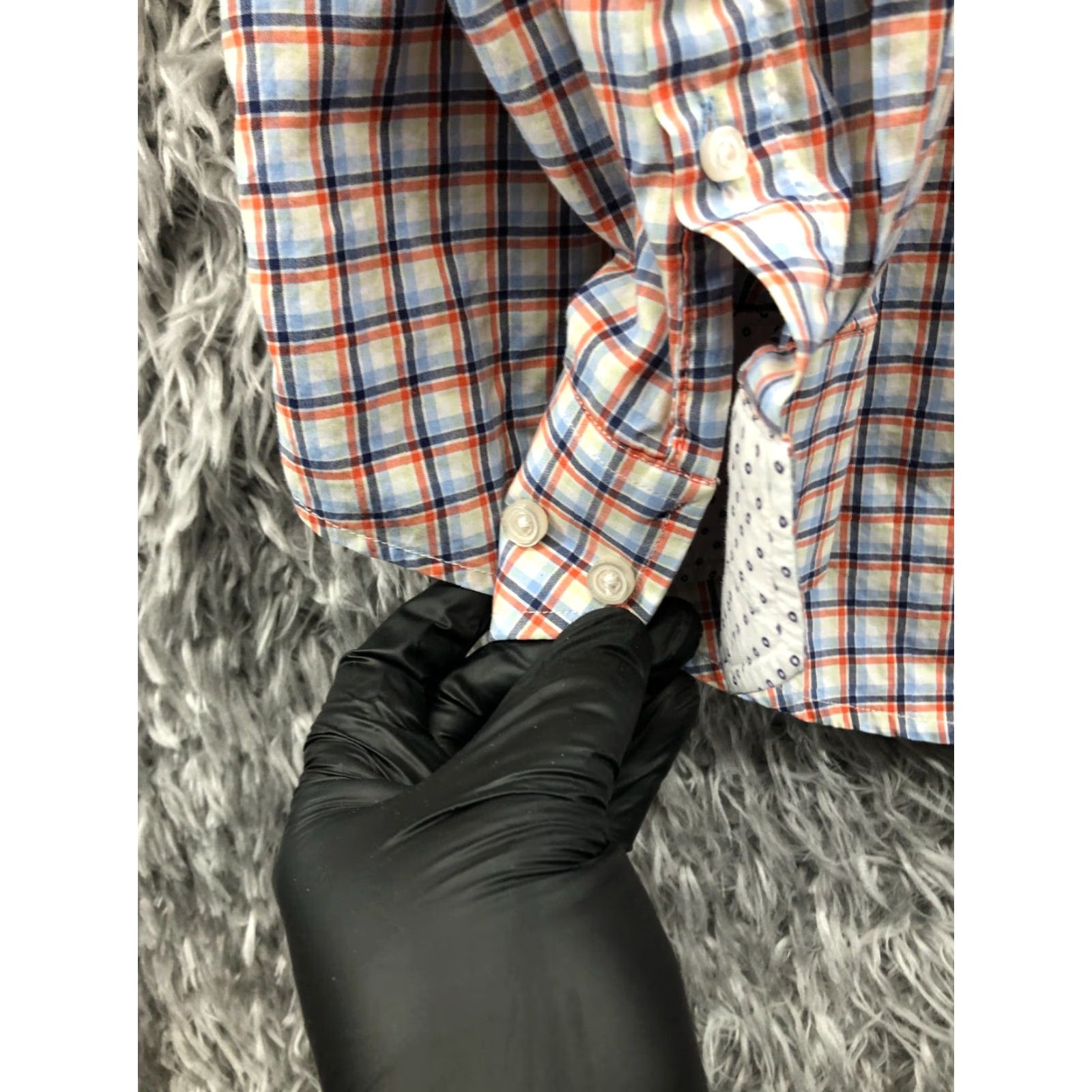 Tailorbyrd TAILORBYRD Collection Shirt Mens XL Long Sleeve Button-Down Collar Multicolor Check Embroidered Logo Performance All Seasons Size US XL / EU 56 / 4 - 2 Thumbnail