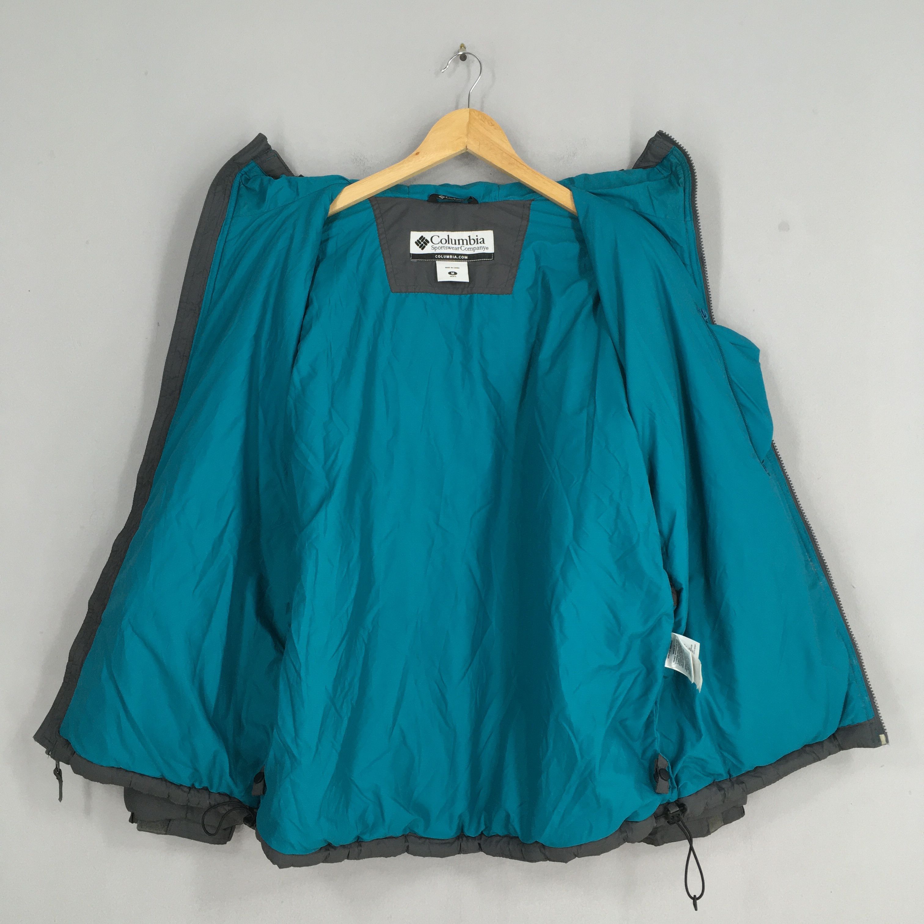 Columbia Vintage 90's Columbia Hoodie Black Puffer Jacket Medium Size US M / EU 48-50 / 2 - 10 Thumbnail