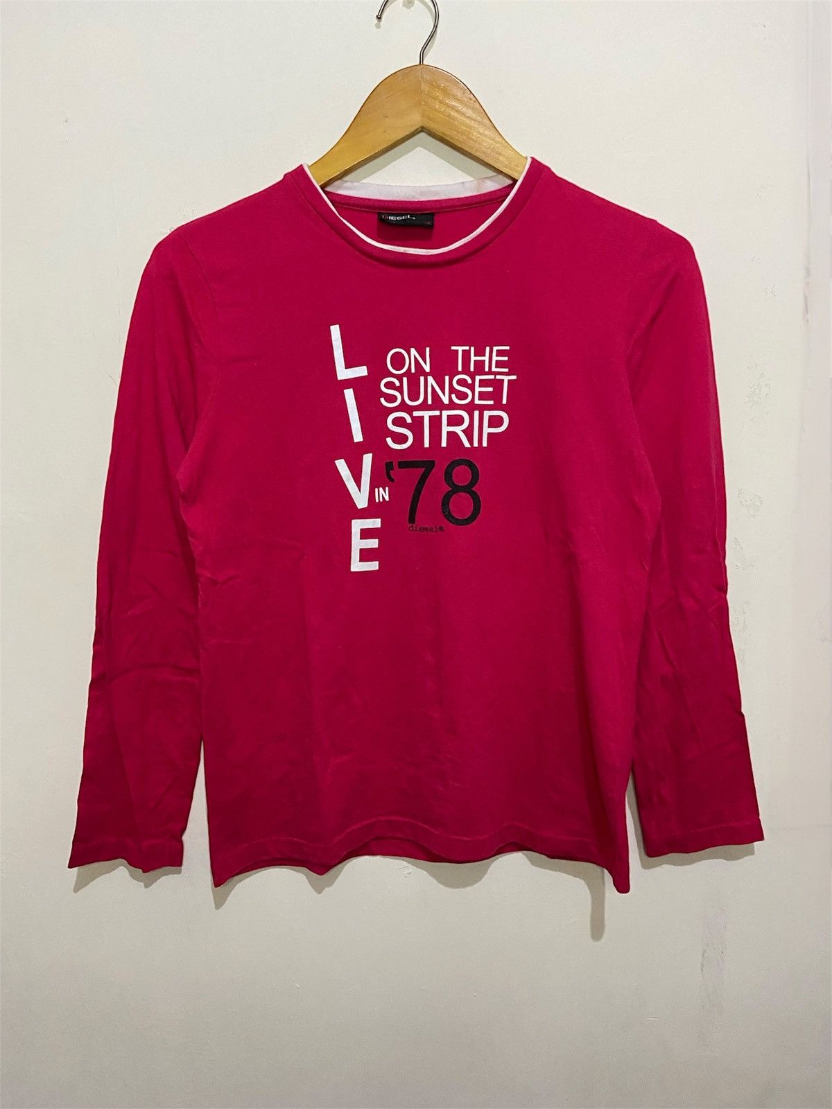 Diesel × If Six Was Nine × Le Grande Bleu (L.G.B.) DIESEL Y2K Style Double Layer Loong Sleve Size L / US 10 / IT 46 - 1 Thumbnail