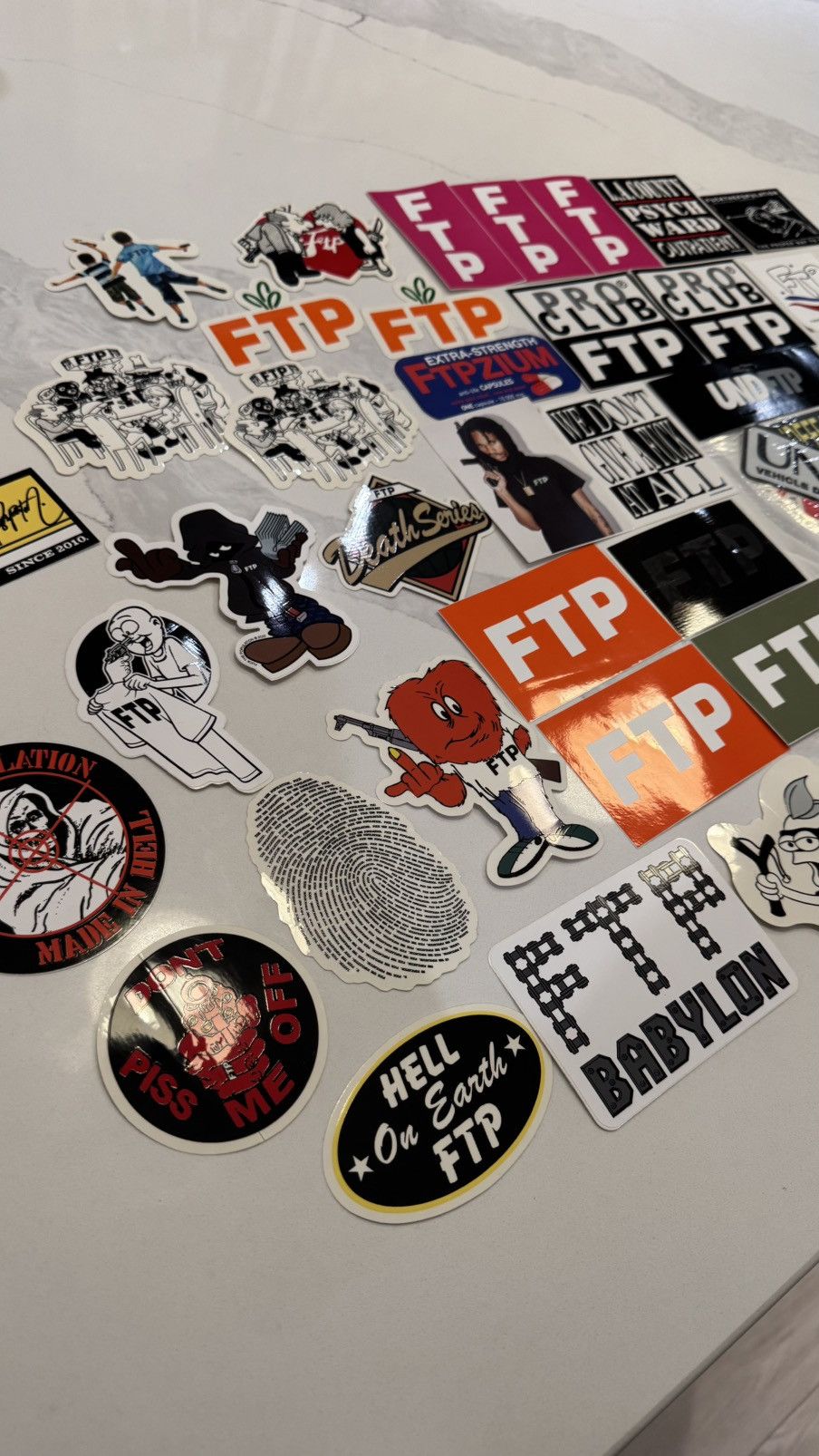 Fuck The Population Ftp Sticker Collection Fuck The Population sticker logo lot Size ONE SIZE - 11 Thumbnail
