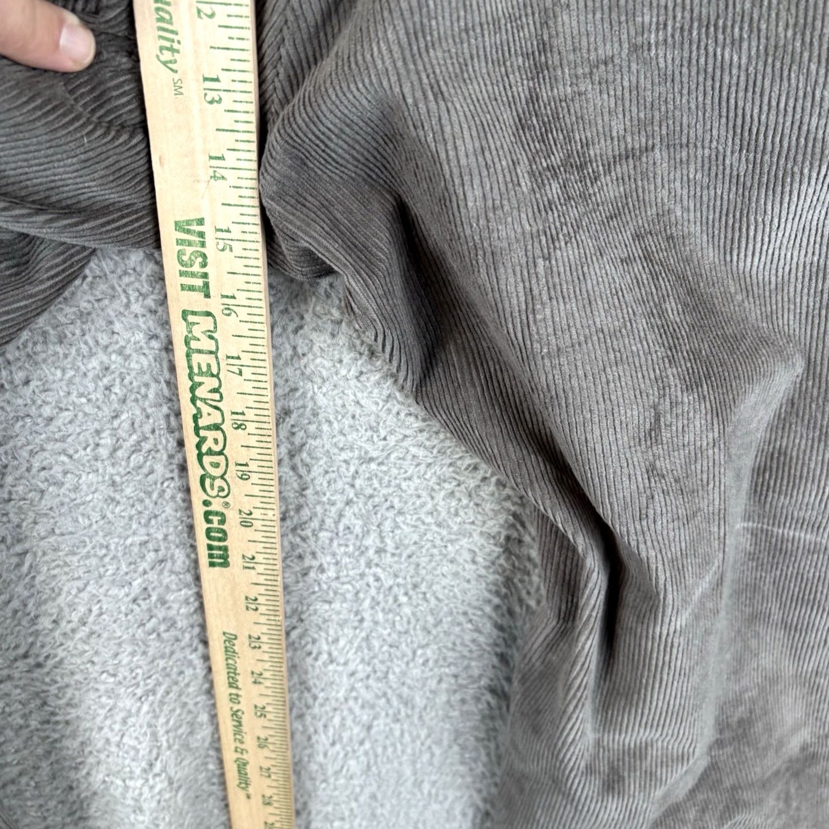 Vintage VINTAGE LL Bean Corduroy Pants Mens 40 x 29 Gray Comfort Waist Casual Shirt? Size US 40 / EU 56 - 5 Thumbnail