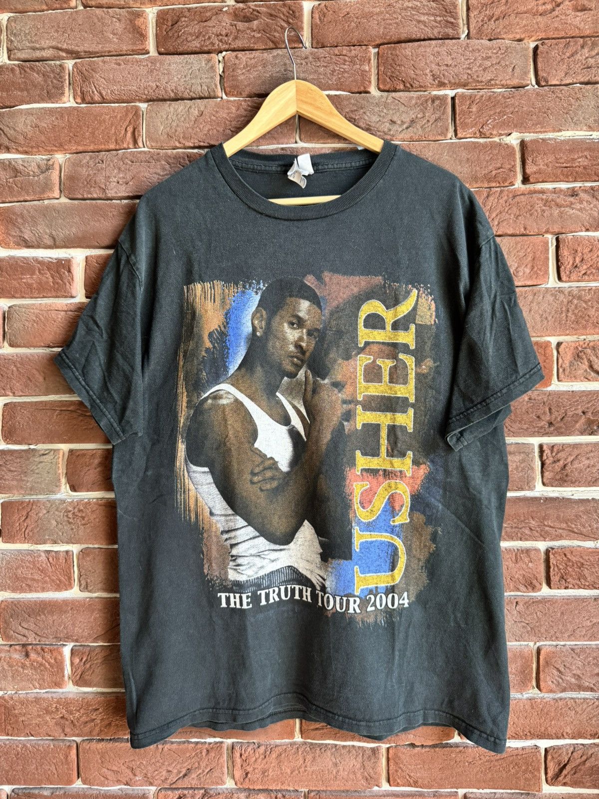 Vintage Vintage 2004 Usher and Kanye West The Truth Tour Rap Tee Size US L / EU 52-54 / 3 - 1 Thumbnail