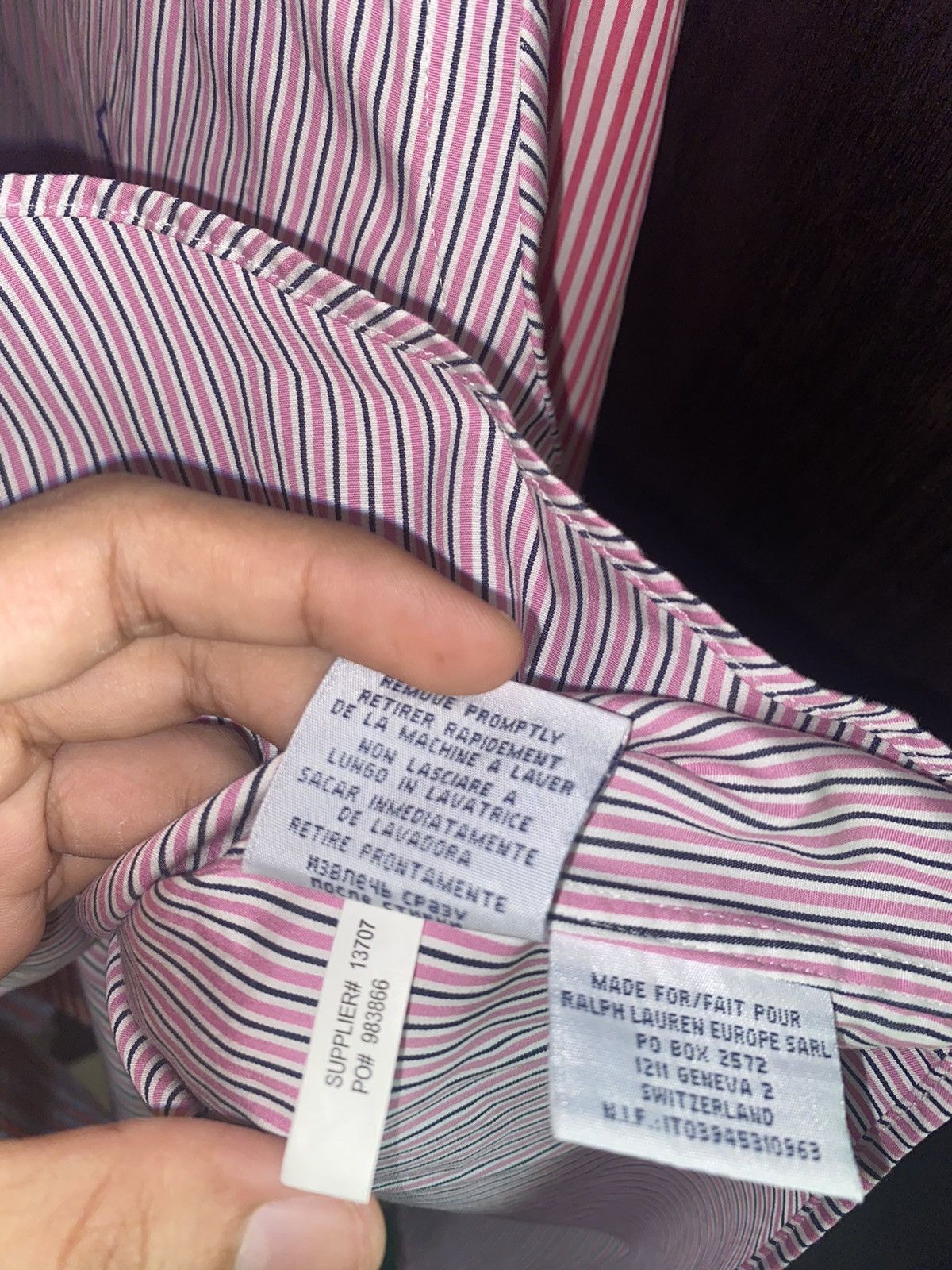 Polo Ralph Lauren Polo Ralph Luaren Stripe Long Sleeve Button Up Shirt Size M / US 6-8 / IT 42-44 - 4 Thumbnail
